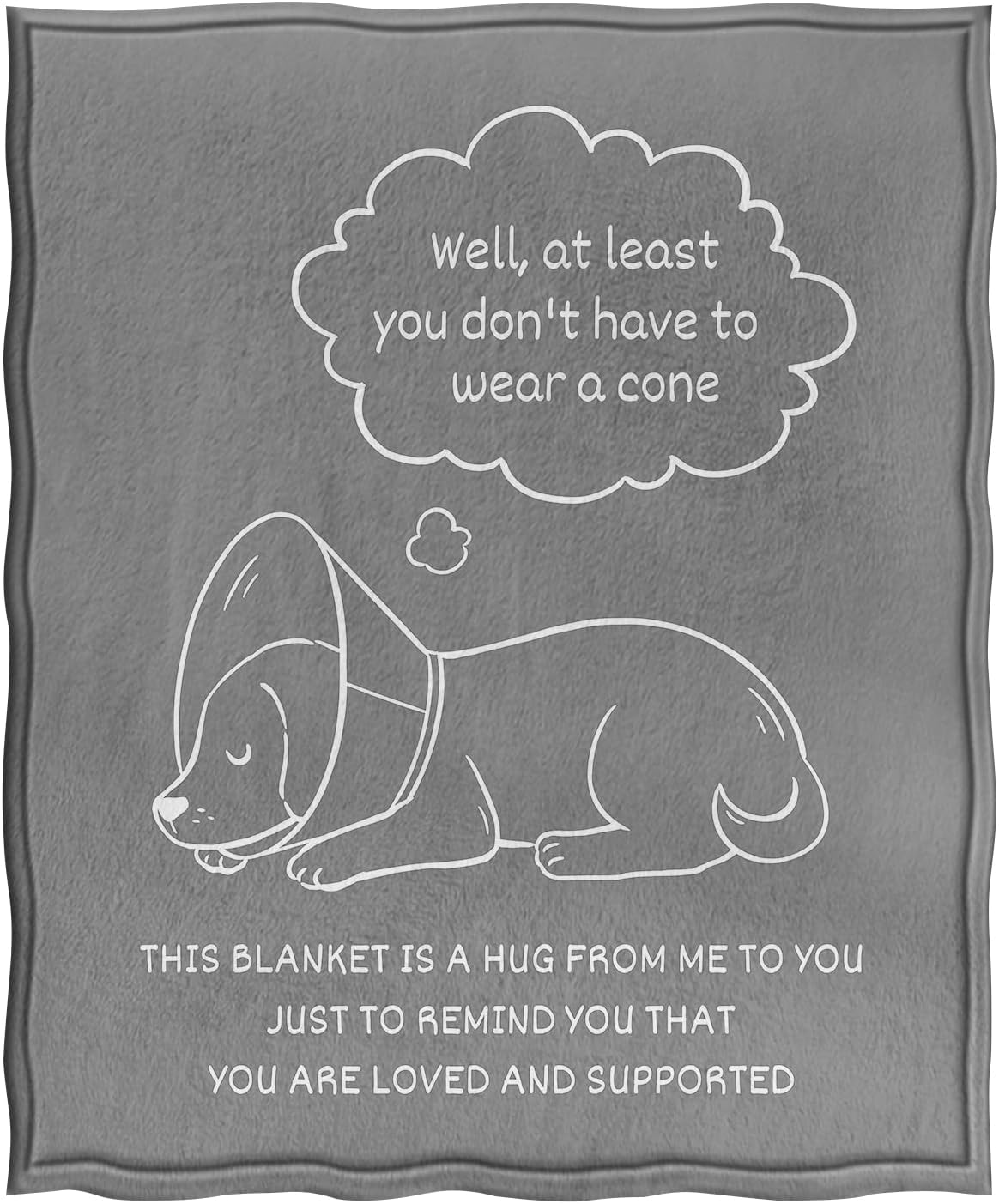 Jekeno Rehabilitation Consolation Blanket Gifts for Women Men Kids Girls Boys Mom Wife Friends Halloween Birthday Home Bedroom Living Room Decor Colorful Throw Blanket 60"x80"