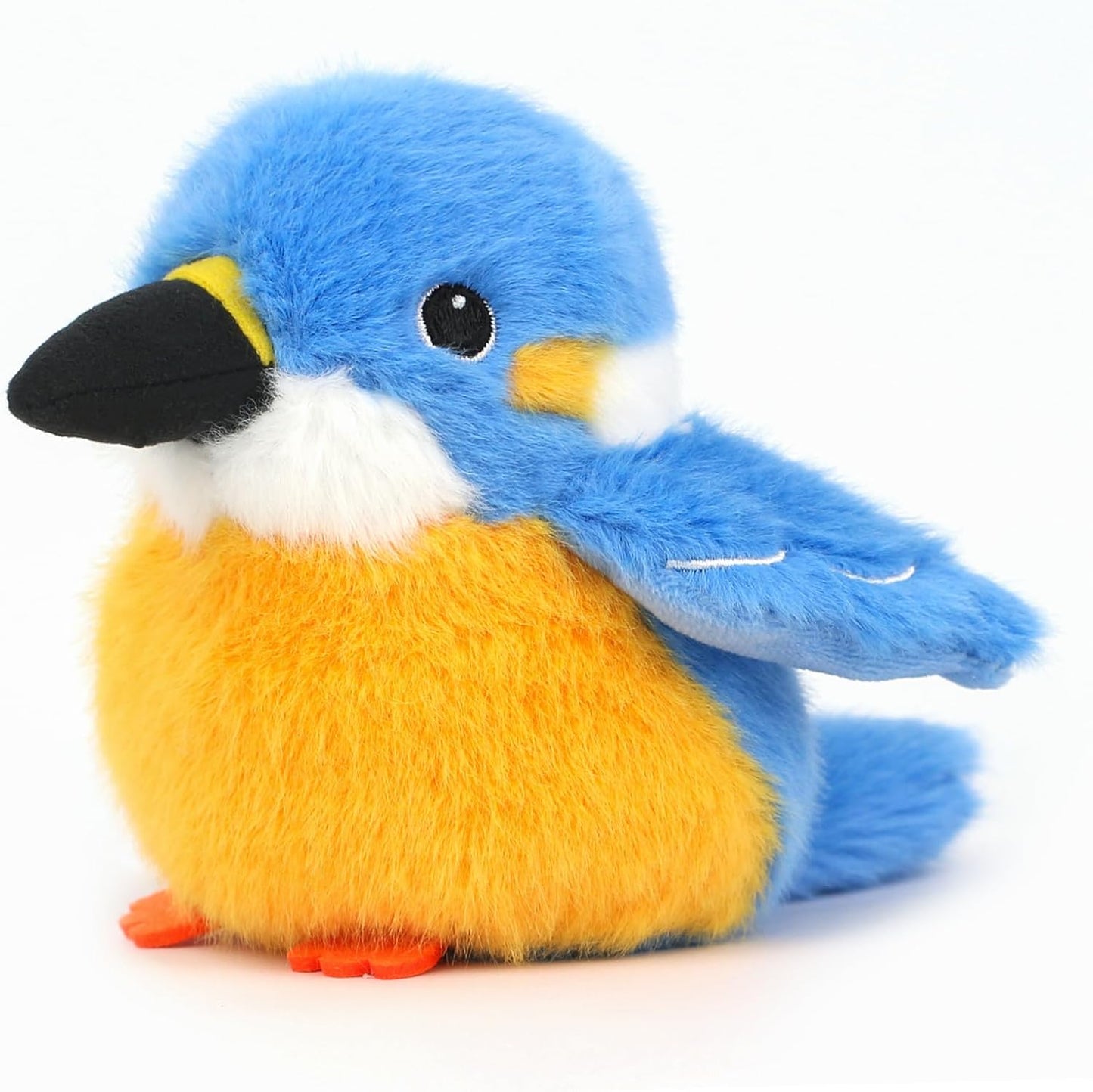 Bird Stuffed Animal Realistic Cute Kingfisher Bird Plush Backpack Pendant Simulation Toy Plush Suitable Christmas Birthday Valentine's Day Gift for Kids