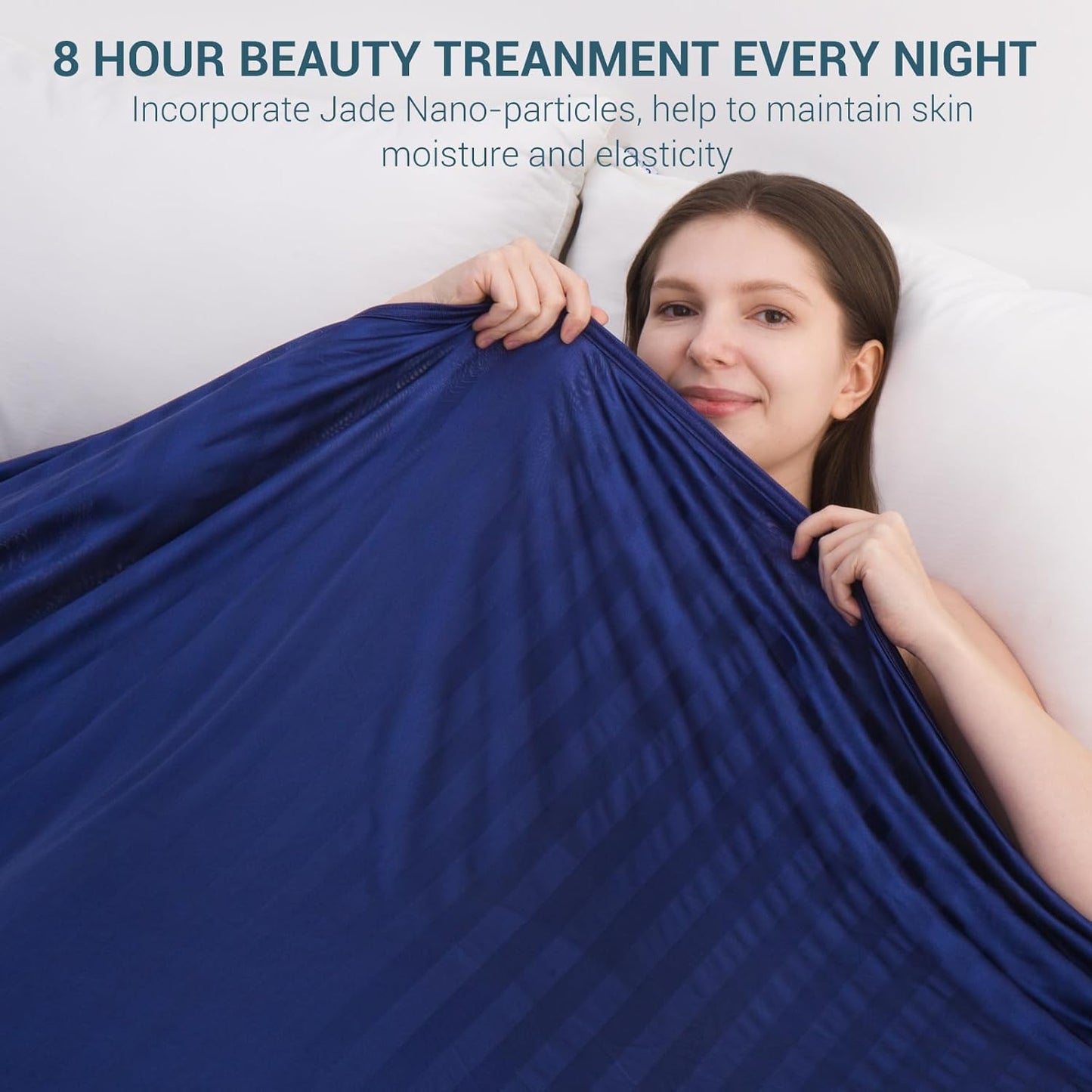 Elegear Revolutionary Cooling Blanket King, Absorbs Heat to Keep Body Cool for Night Sweats, Double Sided Arc-Chill3.0 Cool Fiber Q-Max>0.5, Lightweight Summer Cold Blankets Sleeping 90" x 108"