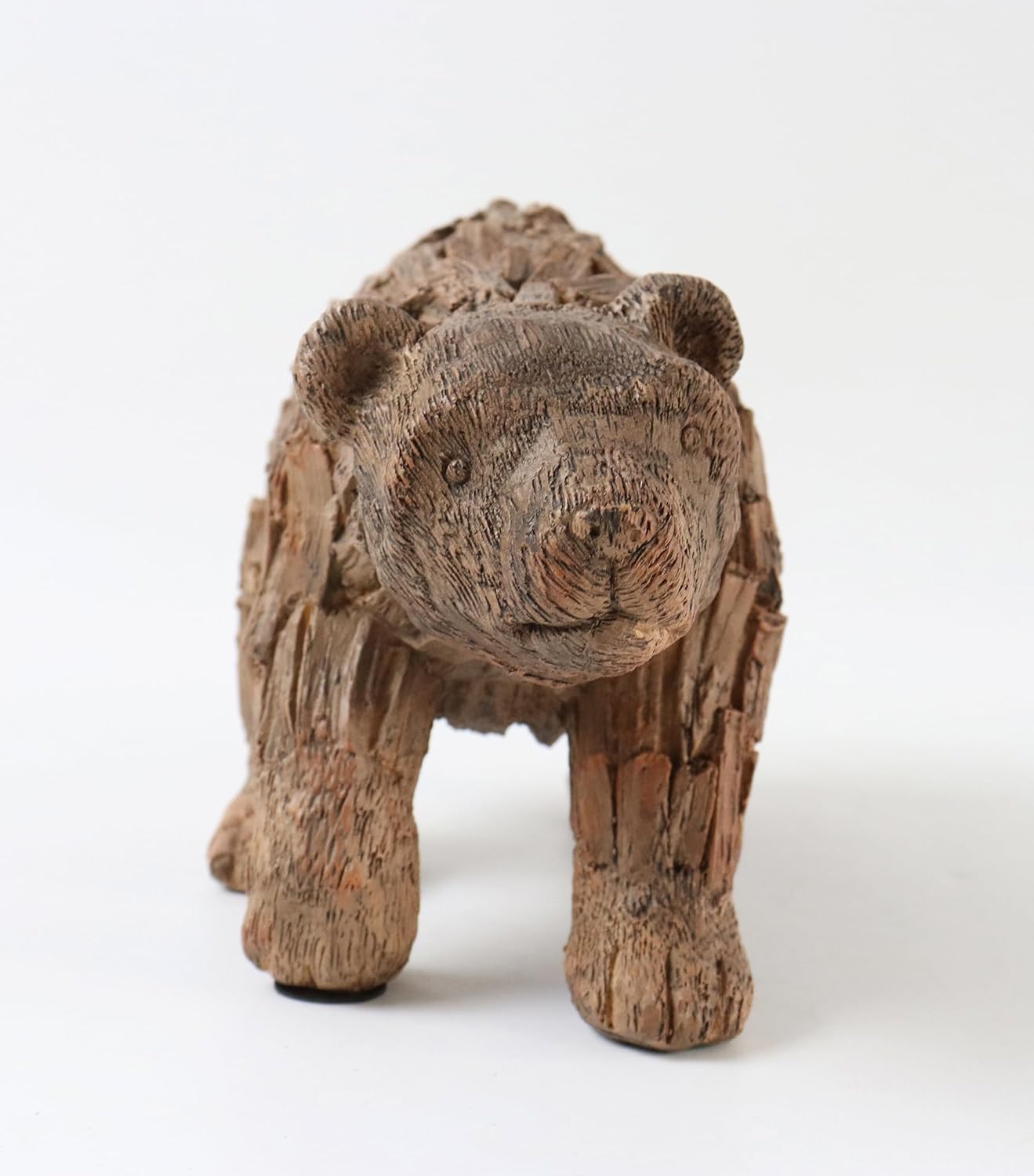 Hymmah Brown Bear Statue Home Decor Statue Rustic Home Decorations for Living Room, Boho Sculpture Resin Animal Collectible Figurines for Indoor Decor