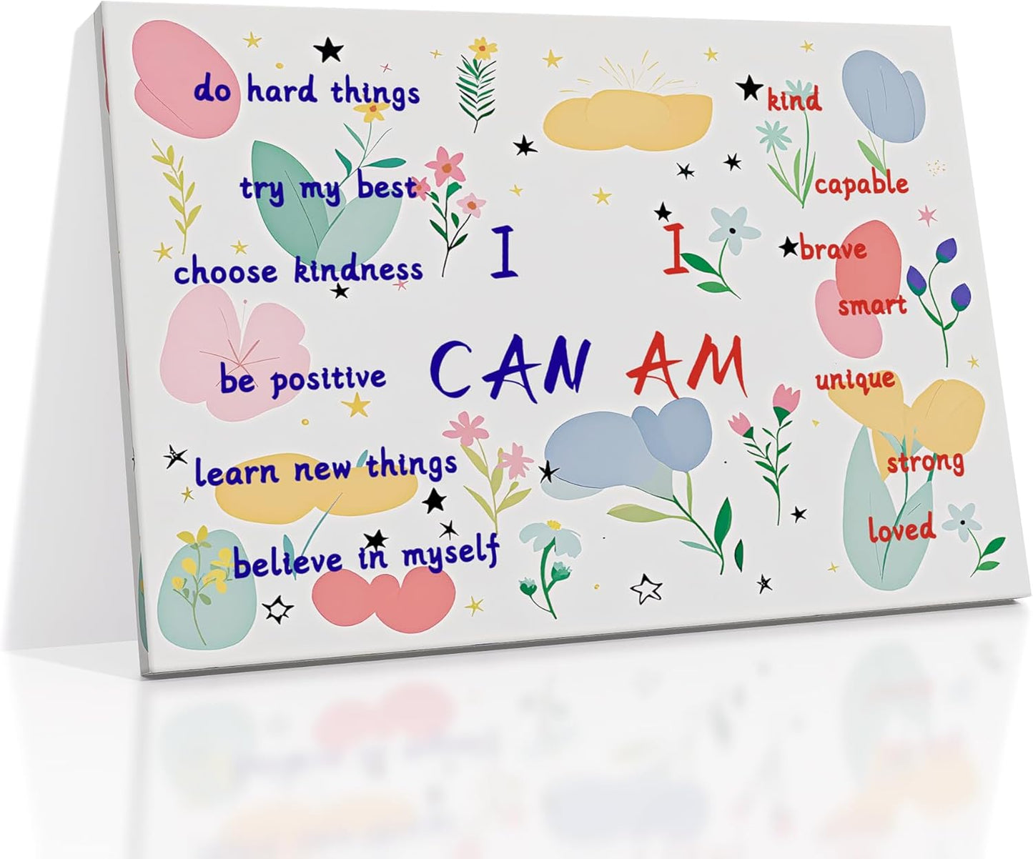 Inspirational Canvas Wall Art Office Decor Poster Print Pink Artwork Motivational Entrepreneur Quotes Picture Painting for Modern Home Bedroom Bathroom Gym Stretched and Framed [12''Wx18''H]