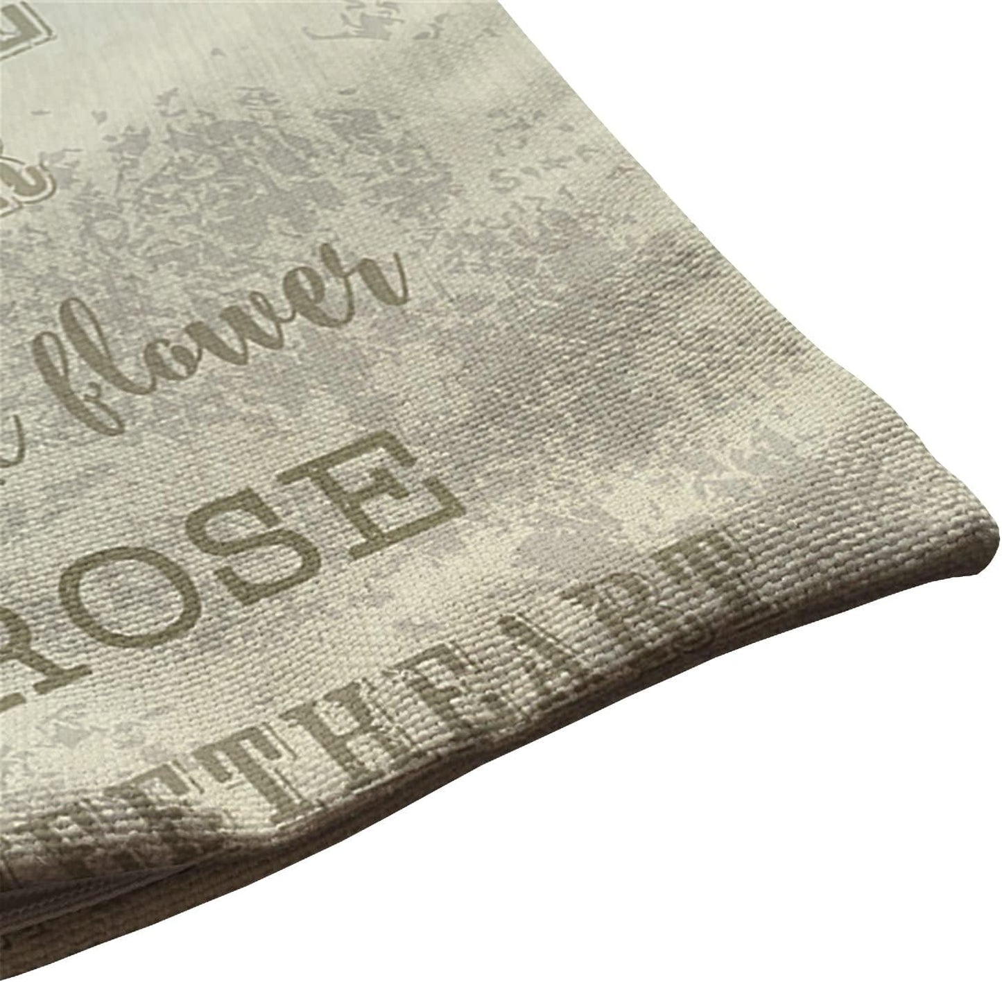 Lavender Cotton Linen Decorative Throw Pillow Case Cushion Cover Pillowcase for Couch Sofa Bed,12 X 20 Inches