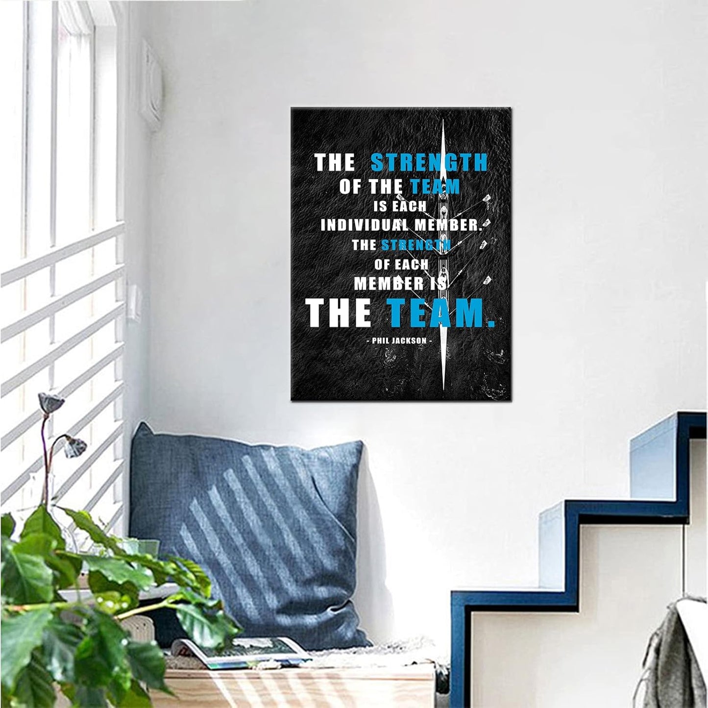 GoForArt Dream Big Motivational Canvas Wall Art, Inspirational Famous Quote Bedroom Living Room Decor, Positive Modern Landscape Mountain Office Dorm Room Poster Print (Inspirational-09, 18.00" x 24.00")