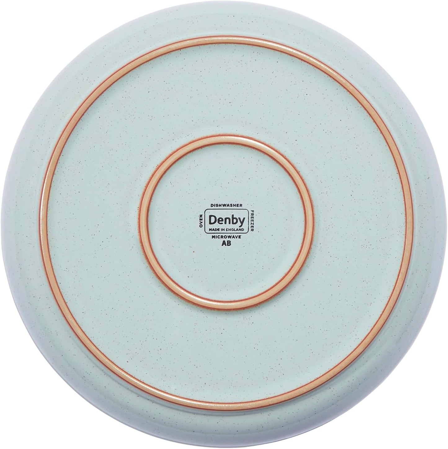 Denby Heritage Pavilion Medium Coupe Plate Dia. 210X25 Mm Light Blue
