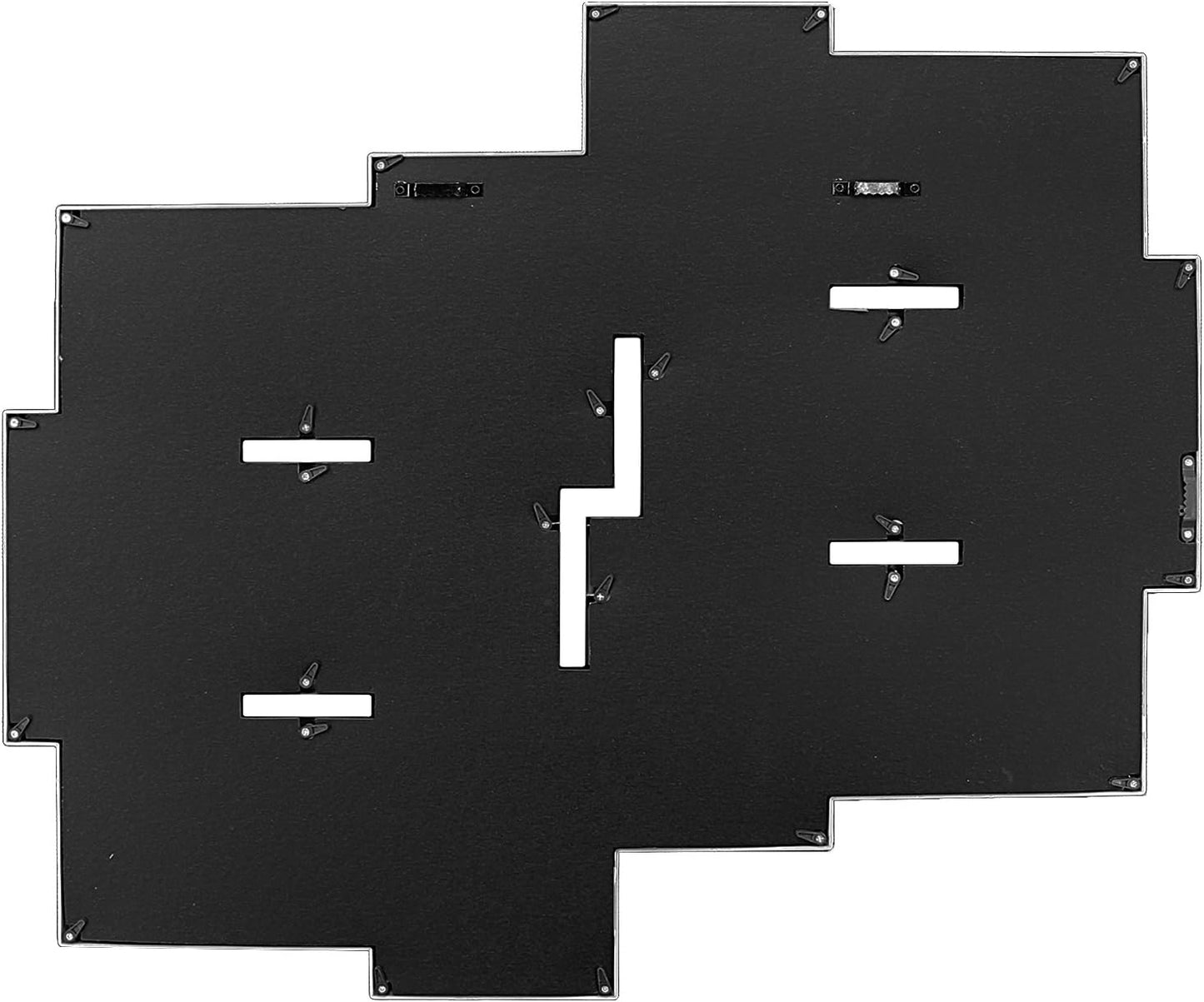 Jerry & Maggie 12 Opening Collage Picture Frame, Multi Picture Frame for Wall, 4x6 Inches, Plastic Wall Picture Frames for Living Room, No Assembly, Golden