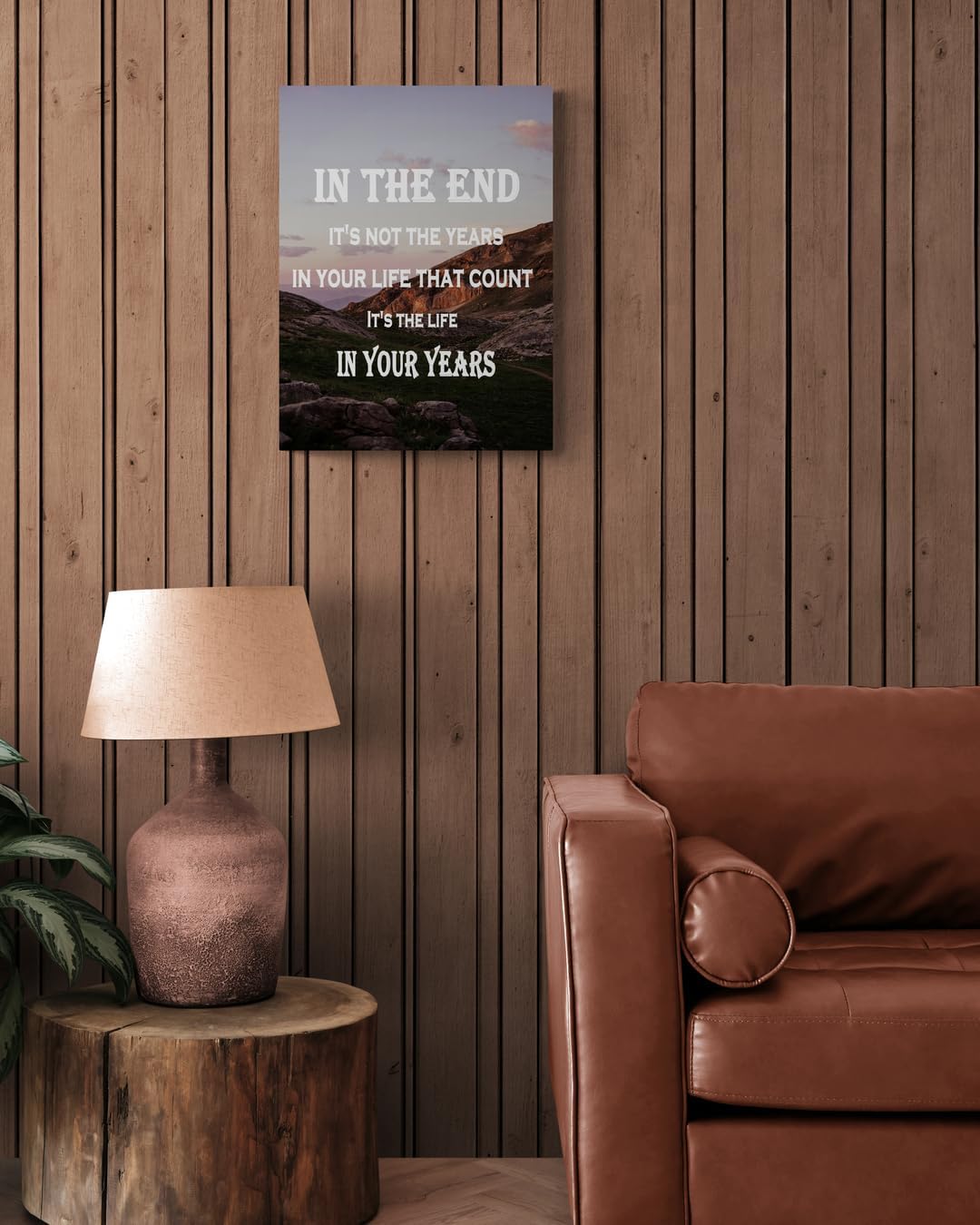 GoForArt Mountain Motivational Canvas Wall Art, Famous Quote Inspirational Prints Wall Decor, Poster Prints for Office Living Room, Bedroom Dining Room Artwork Home Decoration 12x18in