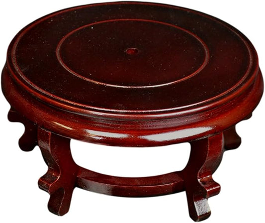 Wooden Fishbowl Display Vase Pot Planter Stand Plant Pot Display Stand (12.50)