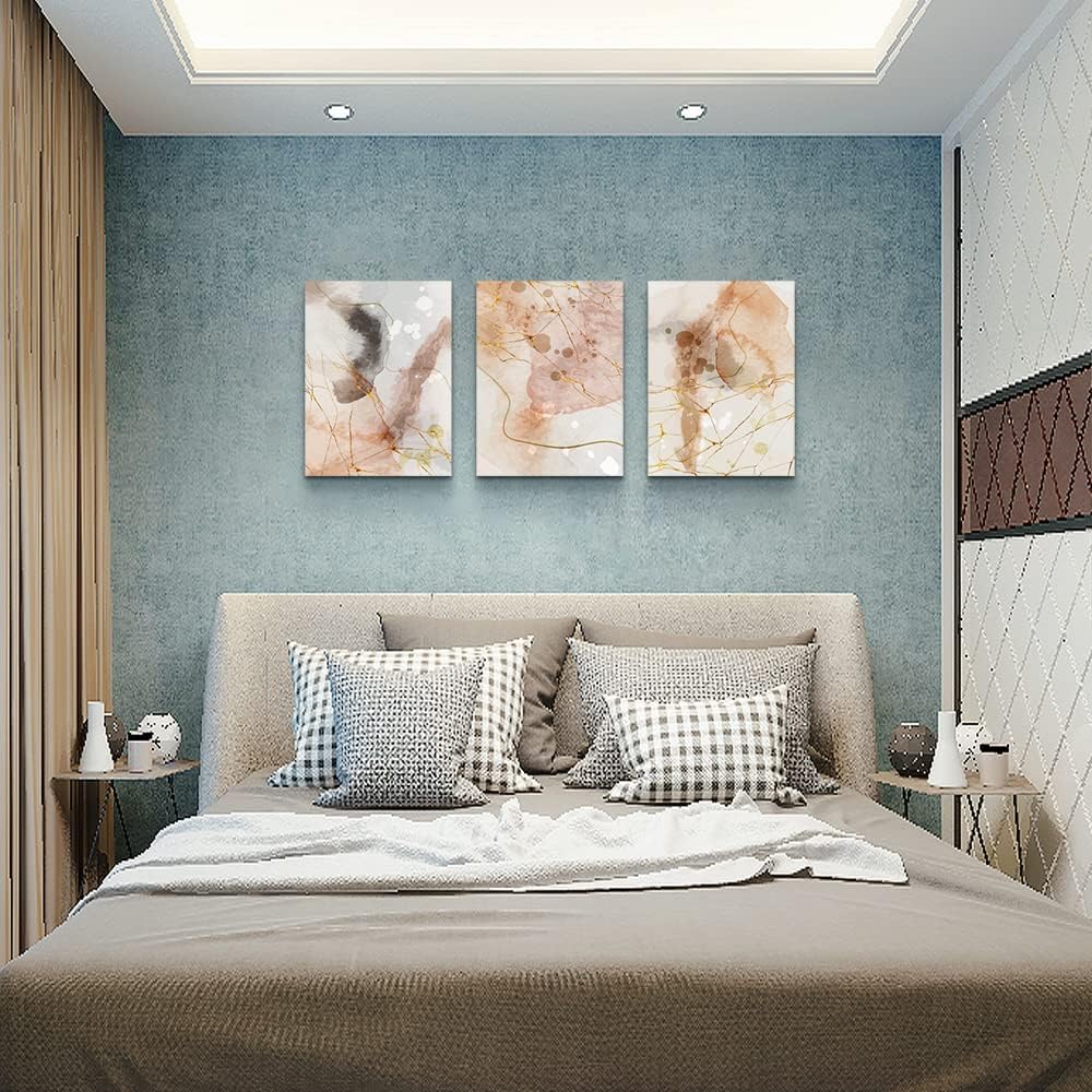 MHARTK66 Boho Wall Decor - Canvas Wall Art for Living Room, Bedroom, Bathroom & Office - Abstract Prints