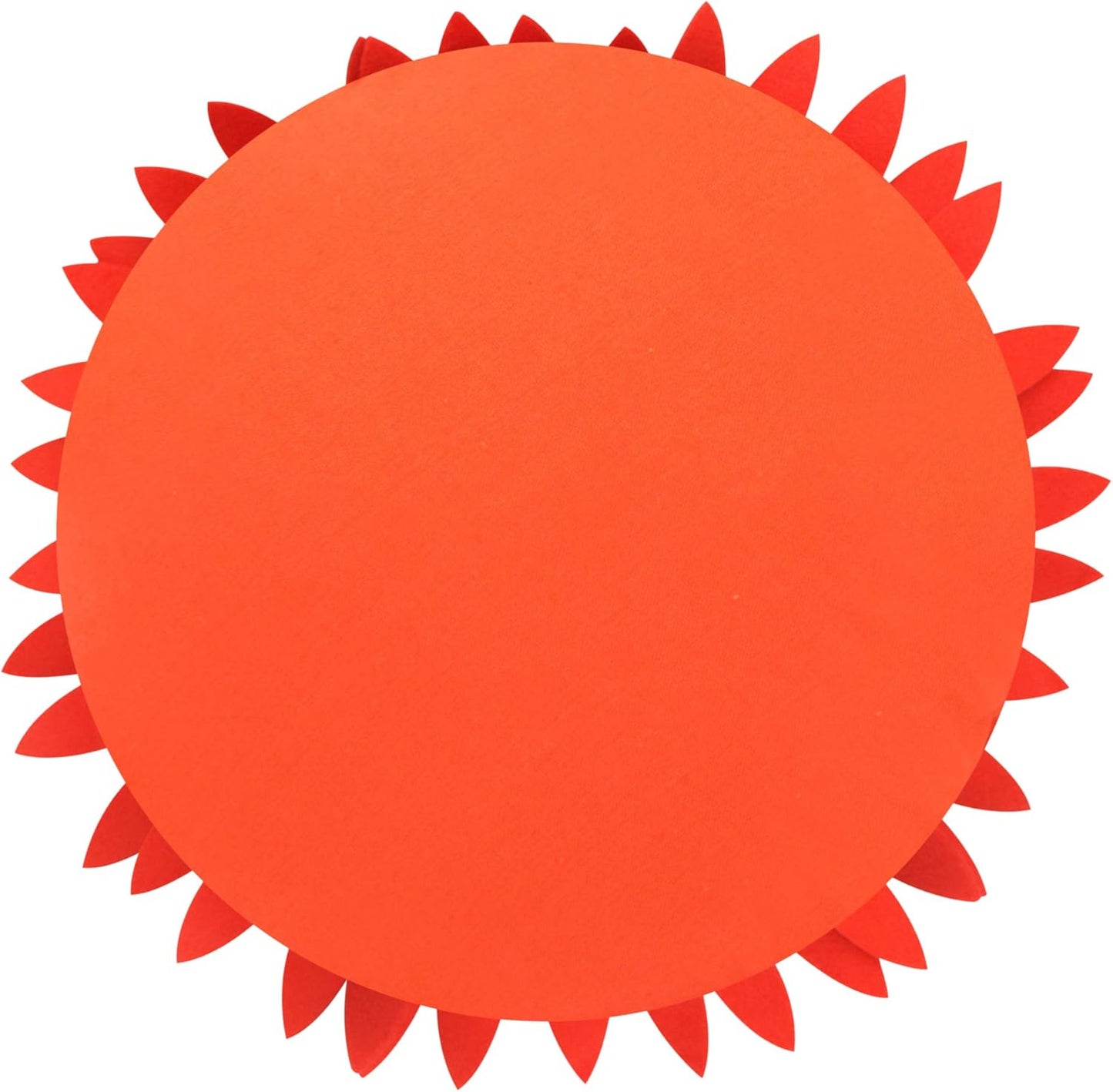 Contempo Lifestyles 3D Daisy Flower Decorative Pillow, Solid Coral, 14.5 x 13-inch, Polyester Filling, Throw Pillow