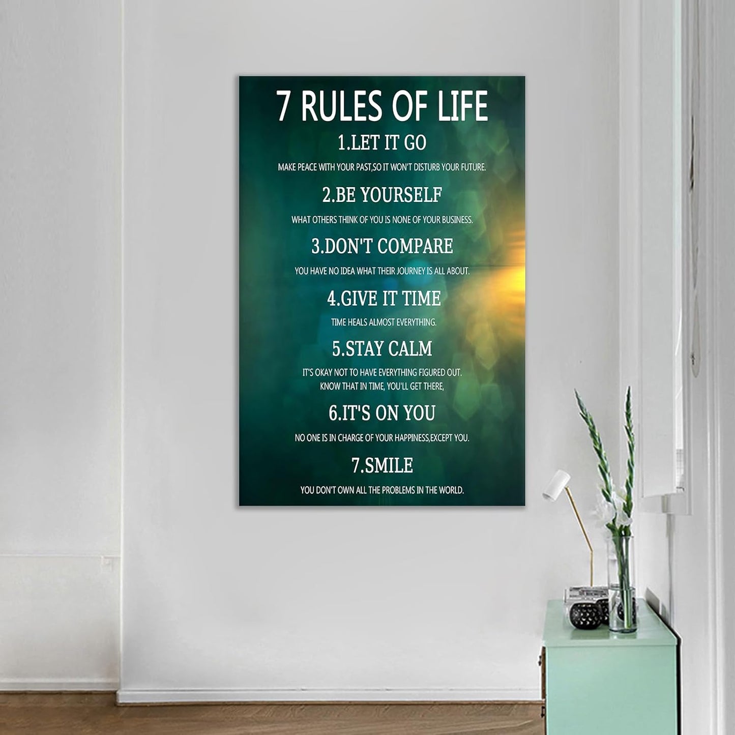 Inspirational Wall Art Motivational Entrepreneur Quotes Poster Artwork Print on Canvas Positive Picture Painting Wall Decor for Modern Home Classroom Workplace Hallway Ready to Hang [24''Wx36''H]