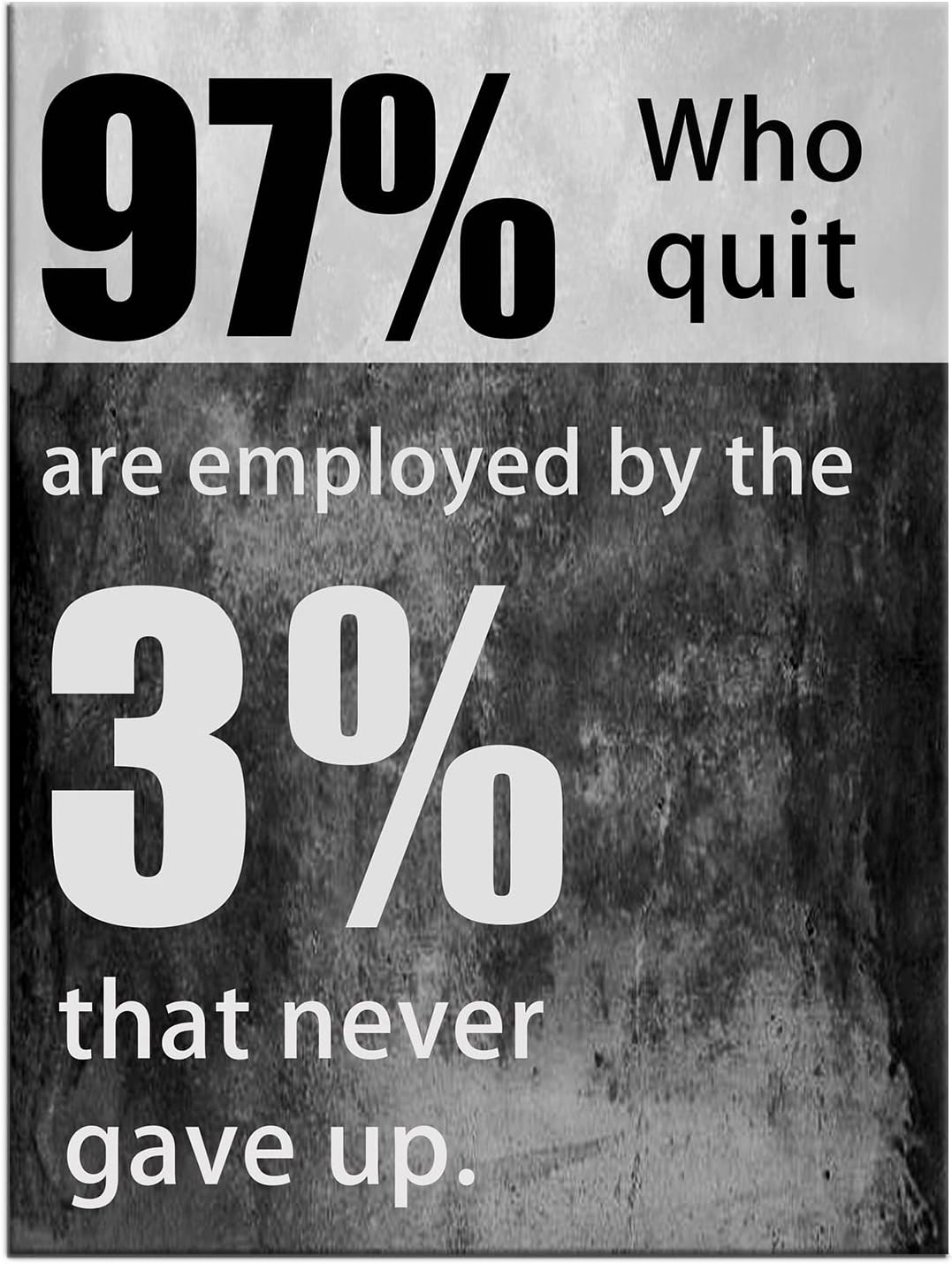 GoForArt Dream Big Motivational Canvas Wall Art, Inspirational Famous Quote Bedroom Living Room Decor, Positive Modern Landscape Mountain Office Dorm Room Poster Print (Motivational-05, 18.00" x 24.00")