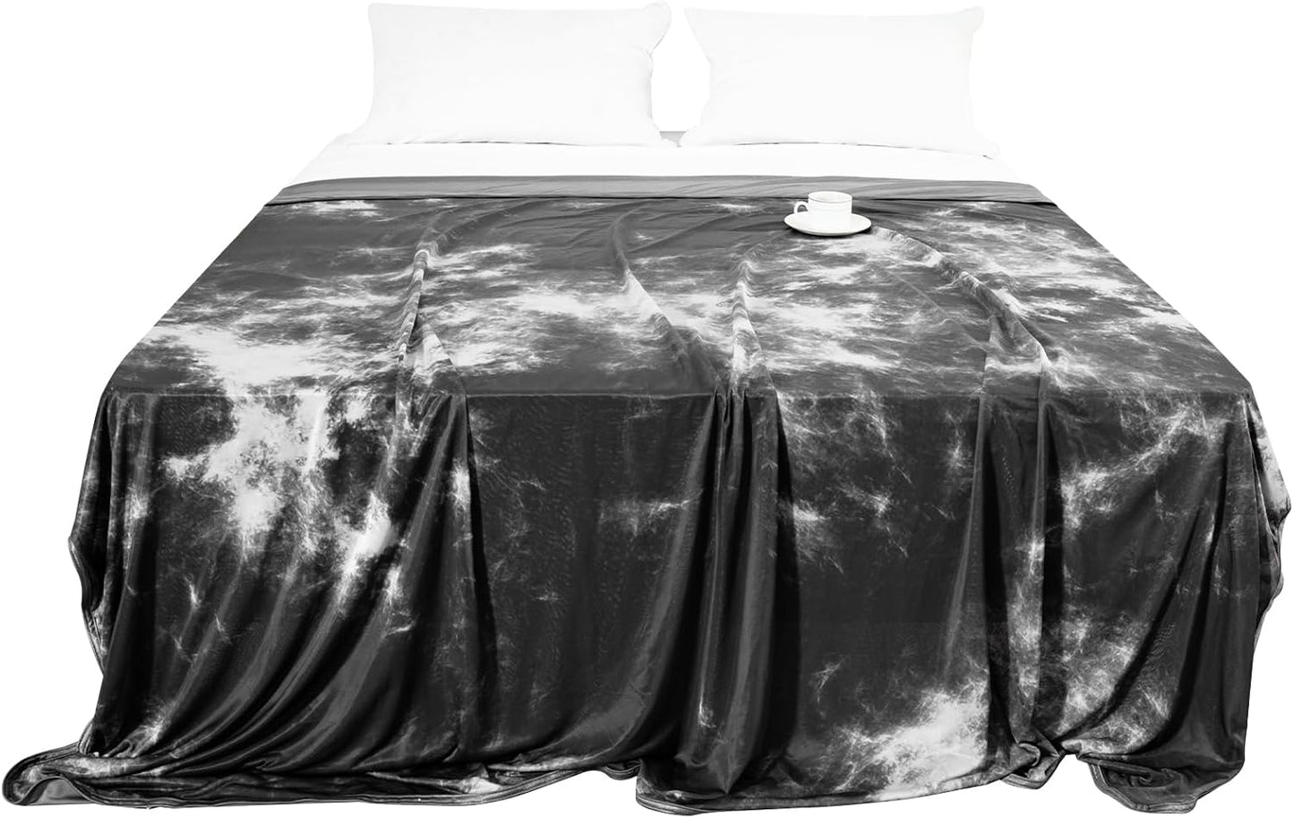 Marchpower Cooling Blanket for Kids, Cool Blankets for Hot Sleepers, Arc-Chill Double-Sided Cooling Fabric Q-Max>0.5, Tie Dye Summer Blanket Cold Blankets for Sleeping