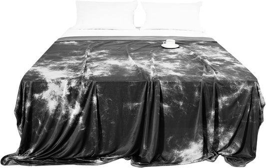 Marchpower Cooling Blanket for Kids, Cool Blankets for Hot Sleepers, Arc-Chill Double-Sided Cooling Fabric Q-Max>0.5, Tie Dye Summer Blanket Cold Blankets for Sleeping
