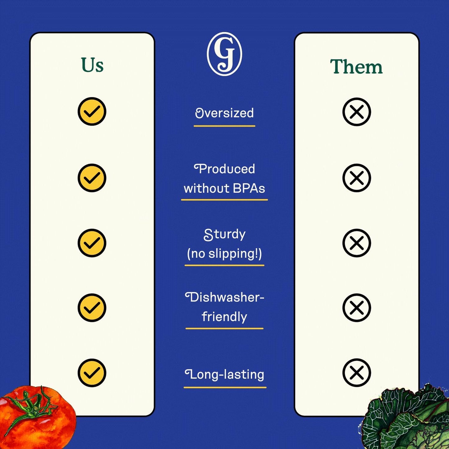 Great Jones Stir Crazy 3-Piece Stackable Ceramic Mixing Bowl Set (6.8", 9.1", 12") | Dishwasher, Freezer & Microwave Safe | Perfect for Baking, Serving & Mixing | Nestable for Easy Storage (Striped)