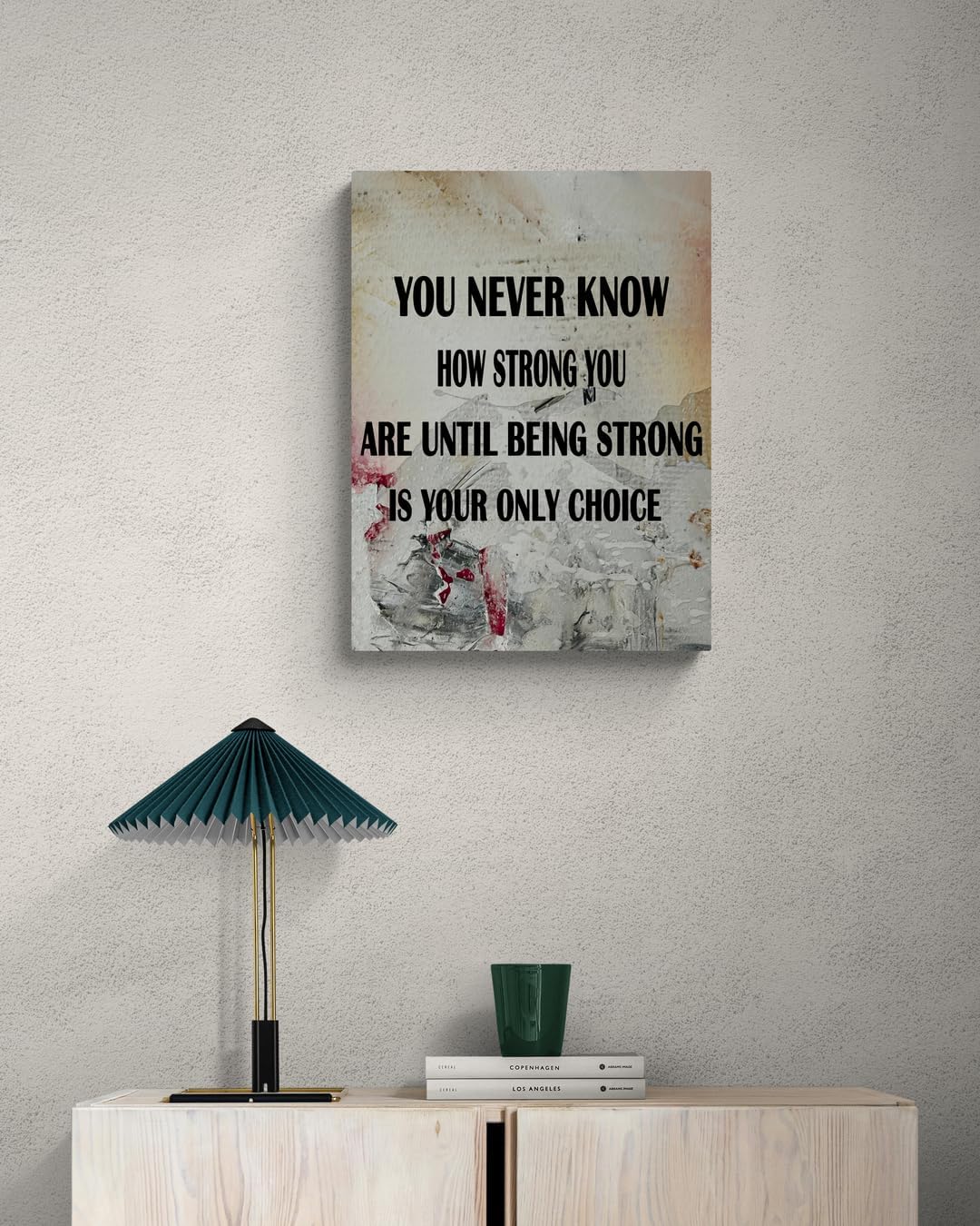 GoForArt Motivational Canvas Wall Art, Famous Quote Inspirational Prints Wall Decor, Motivational Poster for Office Living Room, Bedroom Dining Room Artwork Home Decoration 12x18in