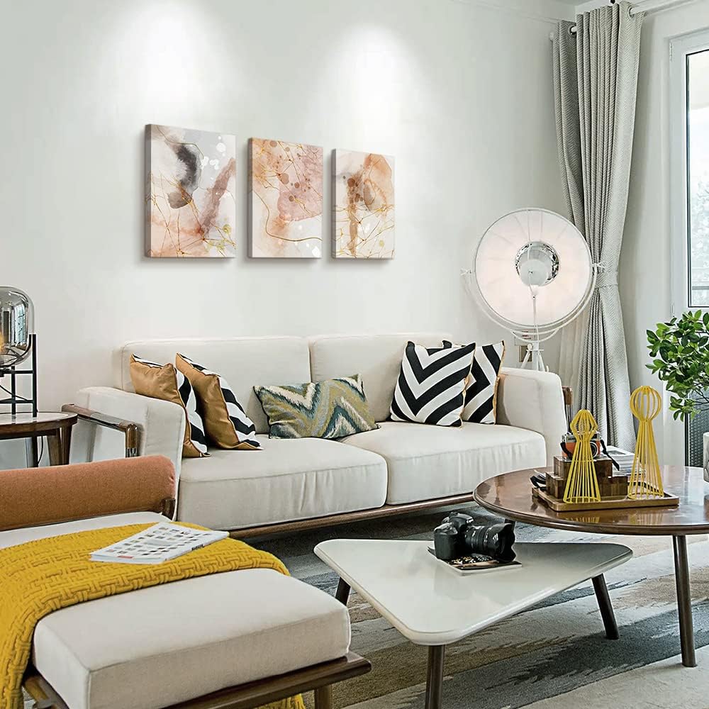 MHARTK66 Boho Wall Decor - Canvas Wall Art for Living Room, Bedroom, Bathroom & Office - Abstract Prints