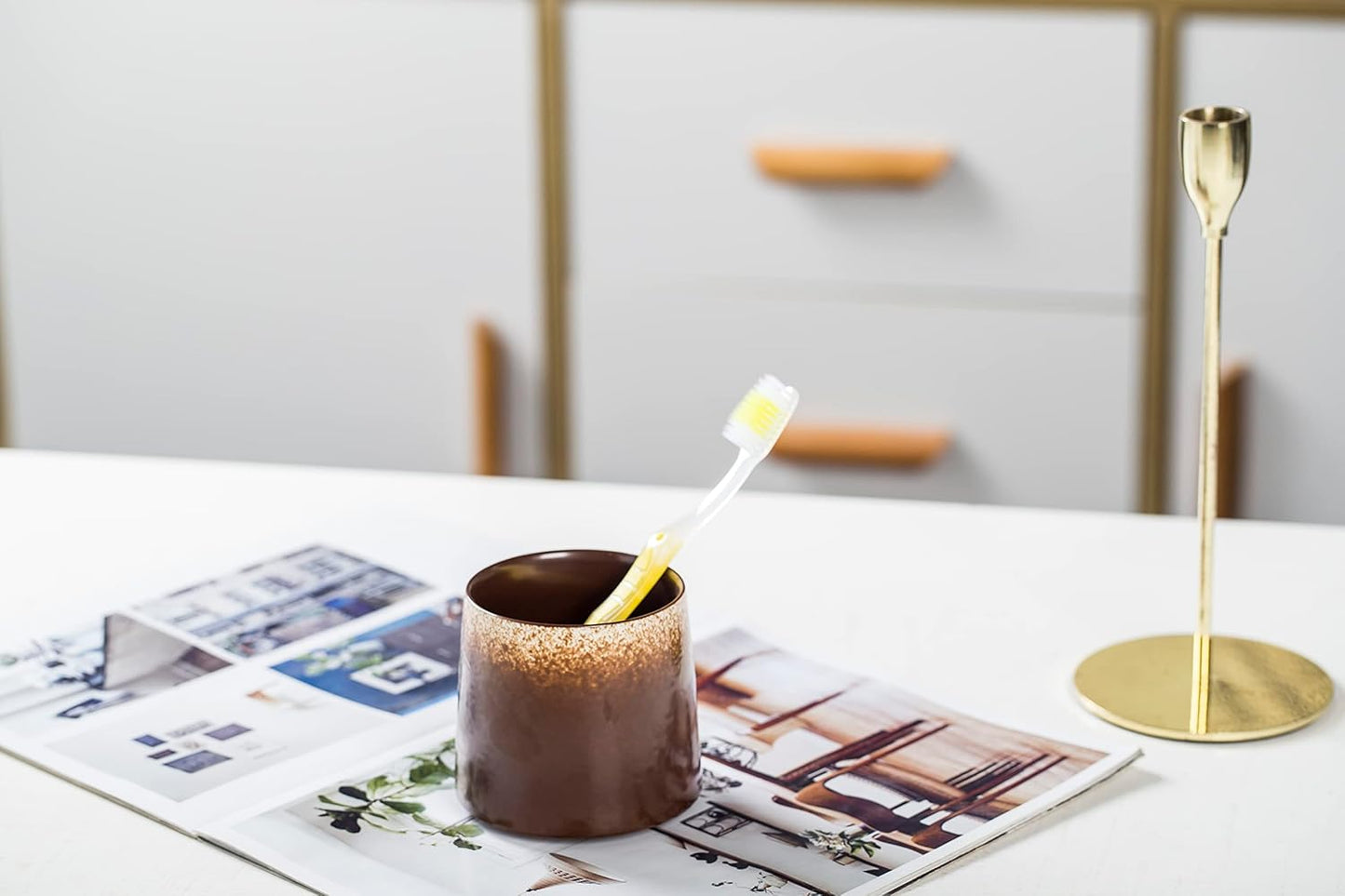 handmade Ceramic whiskey gllass Mugs,10oz Porcelain Mug for Men/Women,Tea Cup for Office and Home, Microwave and Dishwasher safe, Gift for Parents, Family and Friends(Brown)