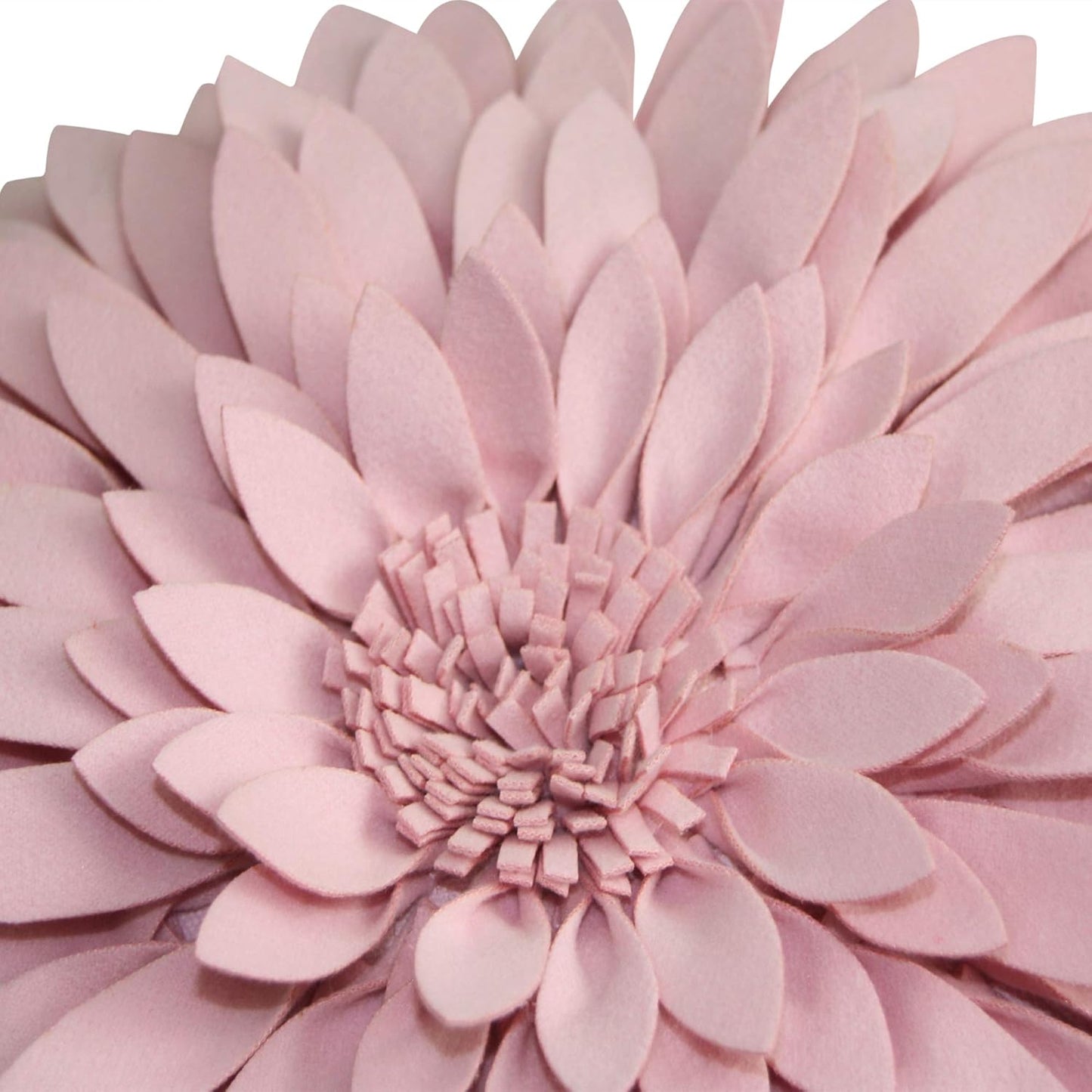 Contempo Lifestyles 3D Daisy Flower Pillow - Patented Design, Couch & Bed Decorative Pillow (18" Flower, 16" Pillow with Insert, Light Pink)