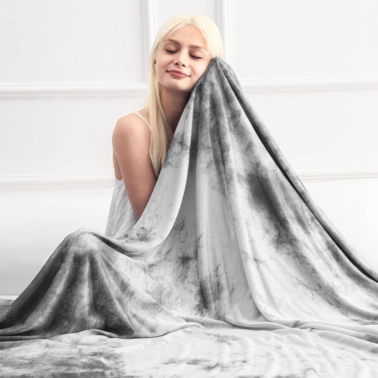 Marchpower Cooling Blanket for Hot Sleepers Queen Size, Double Sided Arc-Chill Cooling Fabric Q-Max>0.5, Cooling Blanekt for Hot Flashes and Night Sweats, Cool Blanekt Cold Blanket for Summer Blue