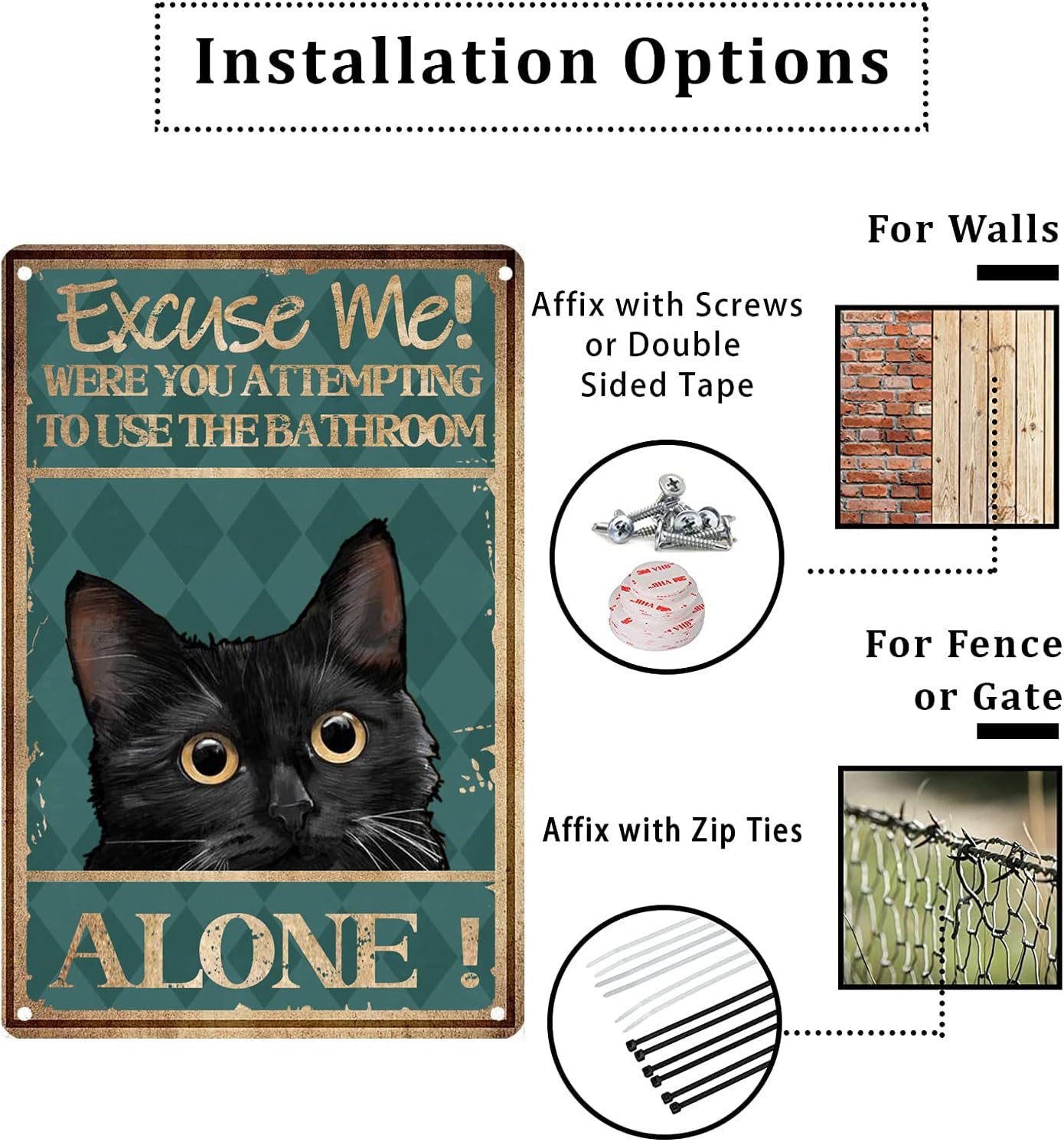 I’ll Be Waiting At The Door Dog Retro Metal Tin Sign Vintage Aluminum Sign For Home Decor Room Metal Decor 8x12 Inch