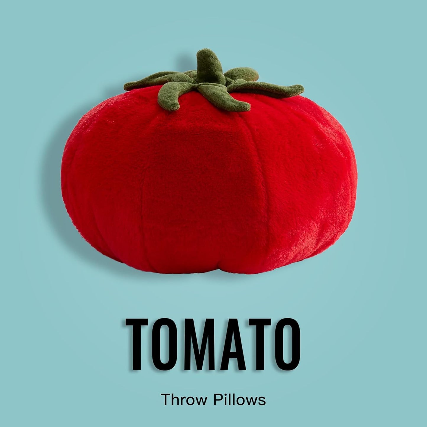 GIGIZAZA Cute Throw Pillows Tomato Red Pillows Decorative Aesthetic Fun Pillow Bedroom Cushions Unique Farmhouse Couch Throw Pillow 12 Inch Funky Fruit Pillows