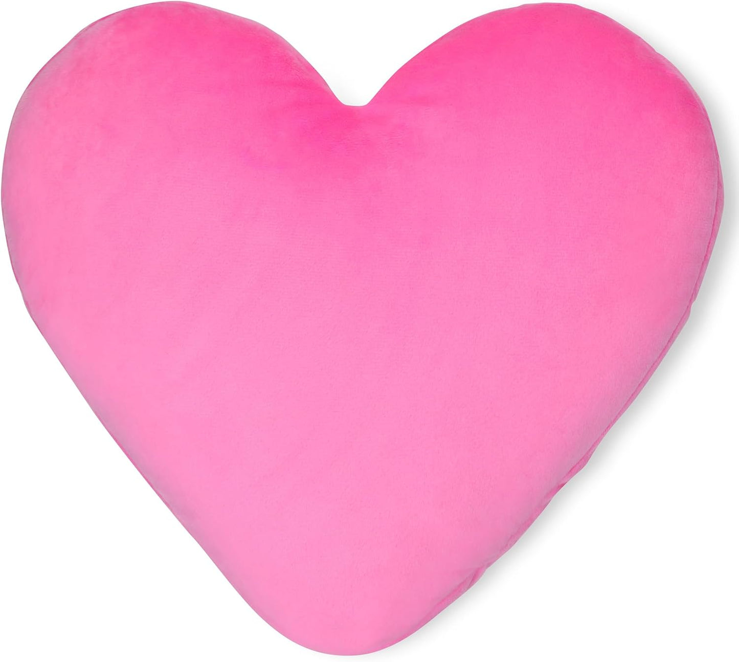 iscream + Corey Paige Designs Graffiti Hearts Heart Shaped 12" x 12" Fleece Back Microbead Pillow
