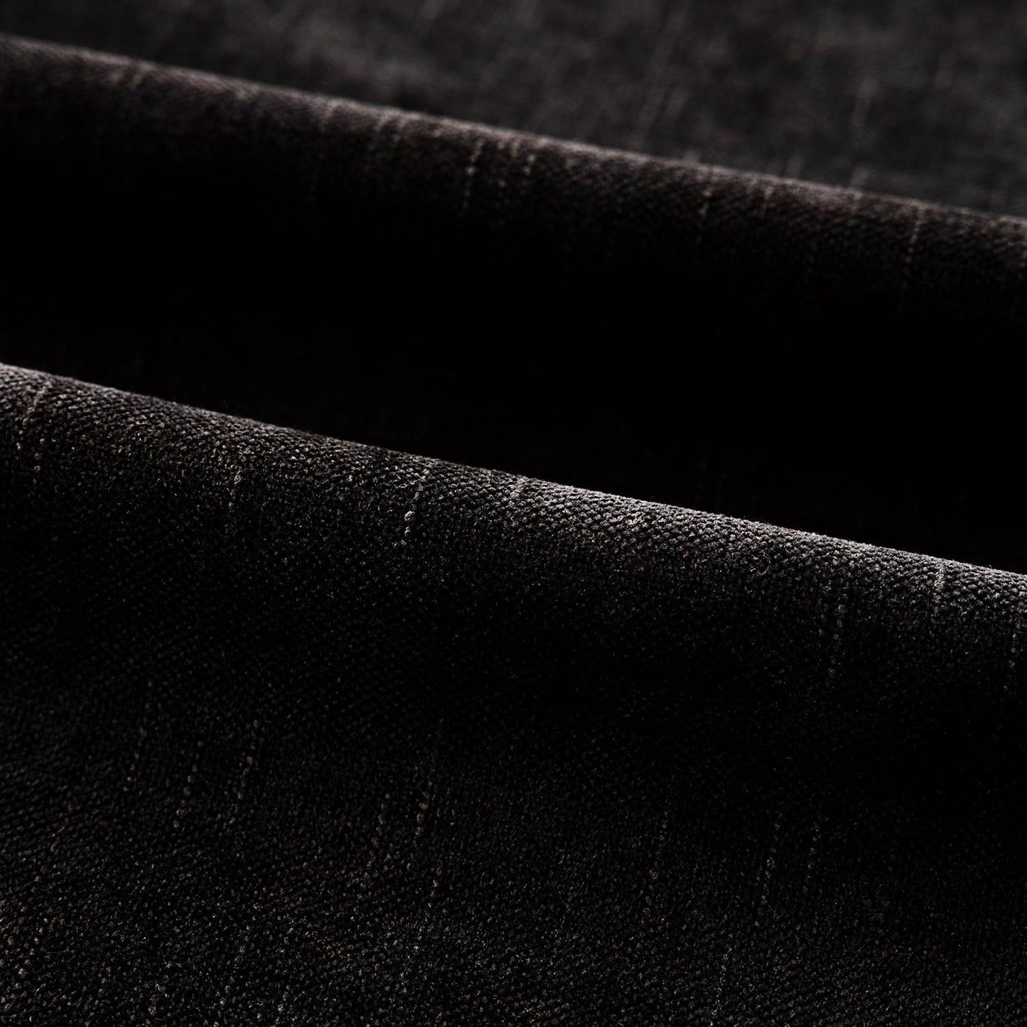 Foindtower Pack of 2 Soft Textured Throw Decorative Pillow Covers Square Accent Solid Cushion Cover Cozy Farmhouse Pillow Case with Zipper for Couch Sofa Bedroom Living Room 20x20 Inch, Black