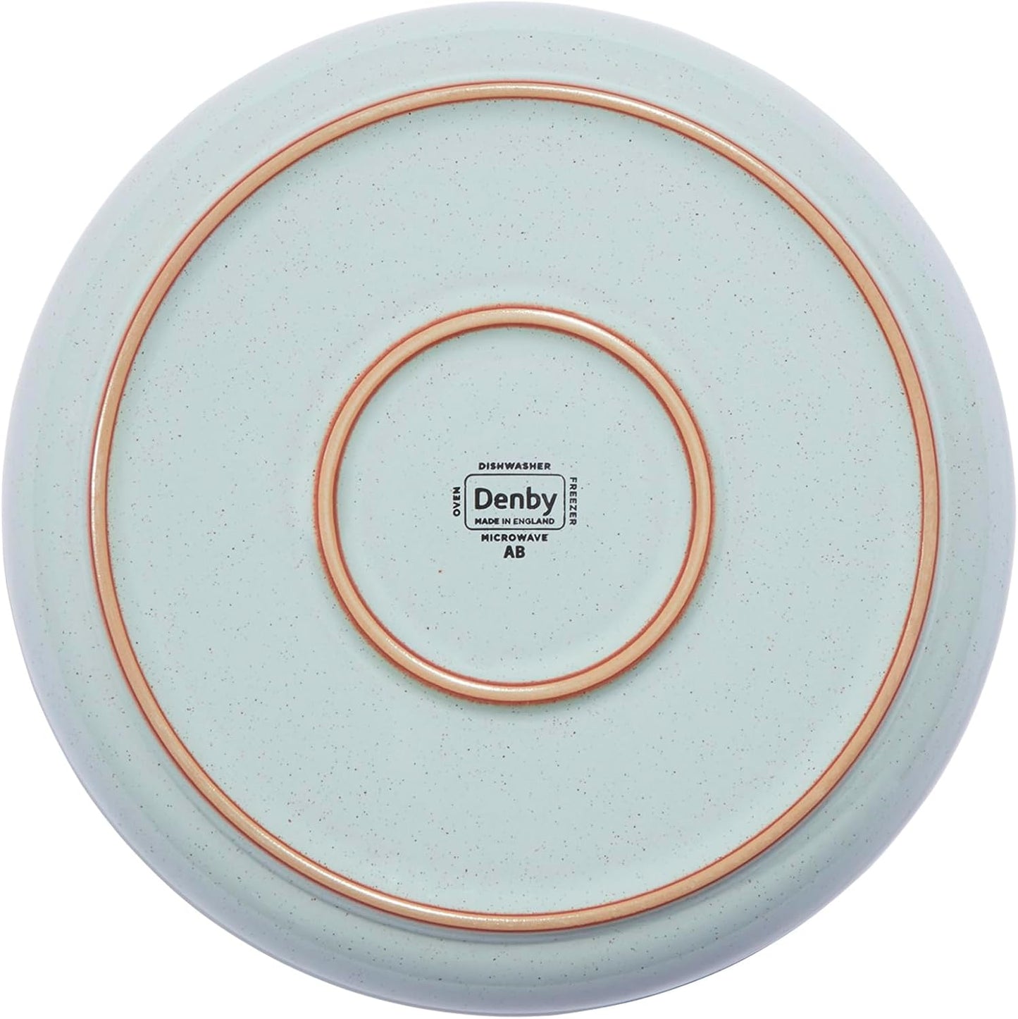 Denby - Heritage Pavillion Medium Plates Set of 4-8.25in Blue Scratch & Chip Resistant Dinner, Lunch, Salad Plates For Everyday Use - Ceramic Stoneware Tableware Dish - Dishwasher & Microwave Safe