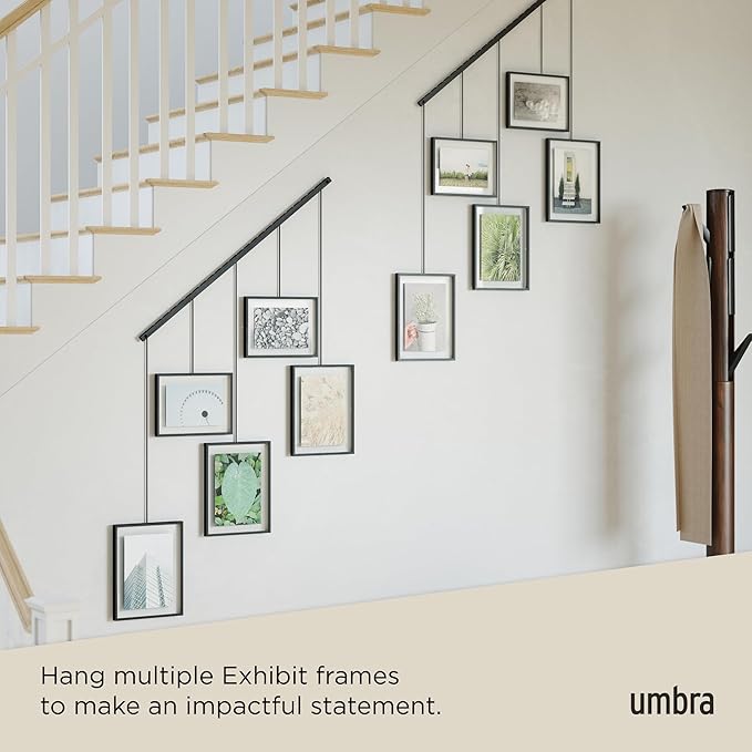 Umbra, Black Exhibit Multi Picture Frame Photo Display
