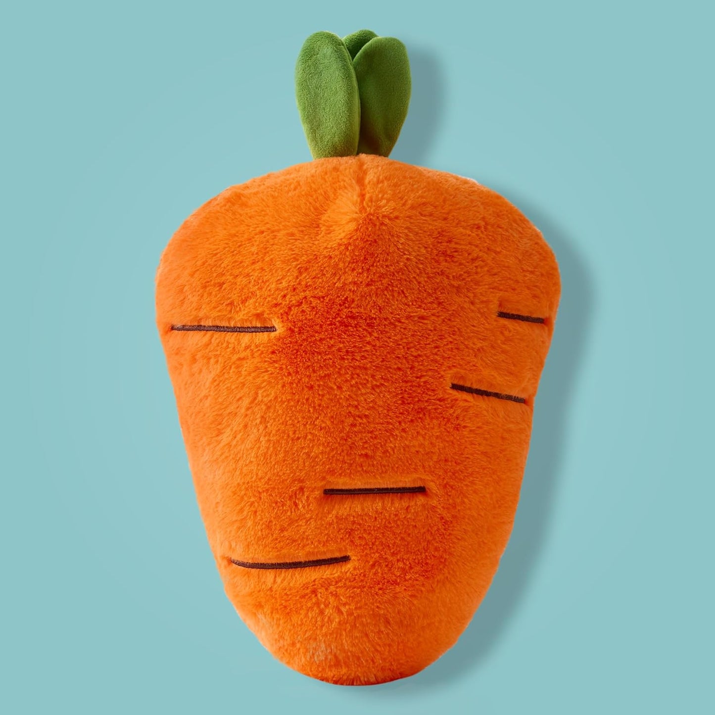 GIGIZAZA Throw Pillows Cute Fruit Pillows Decorative Aesthetic Fun Pillow for Bedroom Cushions Unique Farmhouse Couch Throw Pillow 18 Inch Funky Carrot Pillows