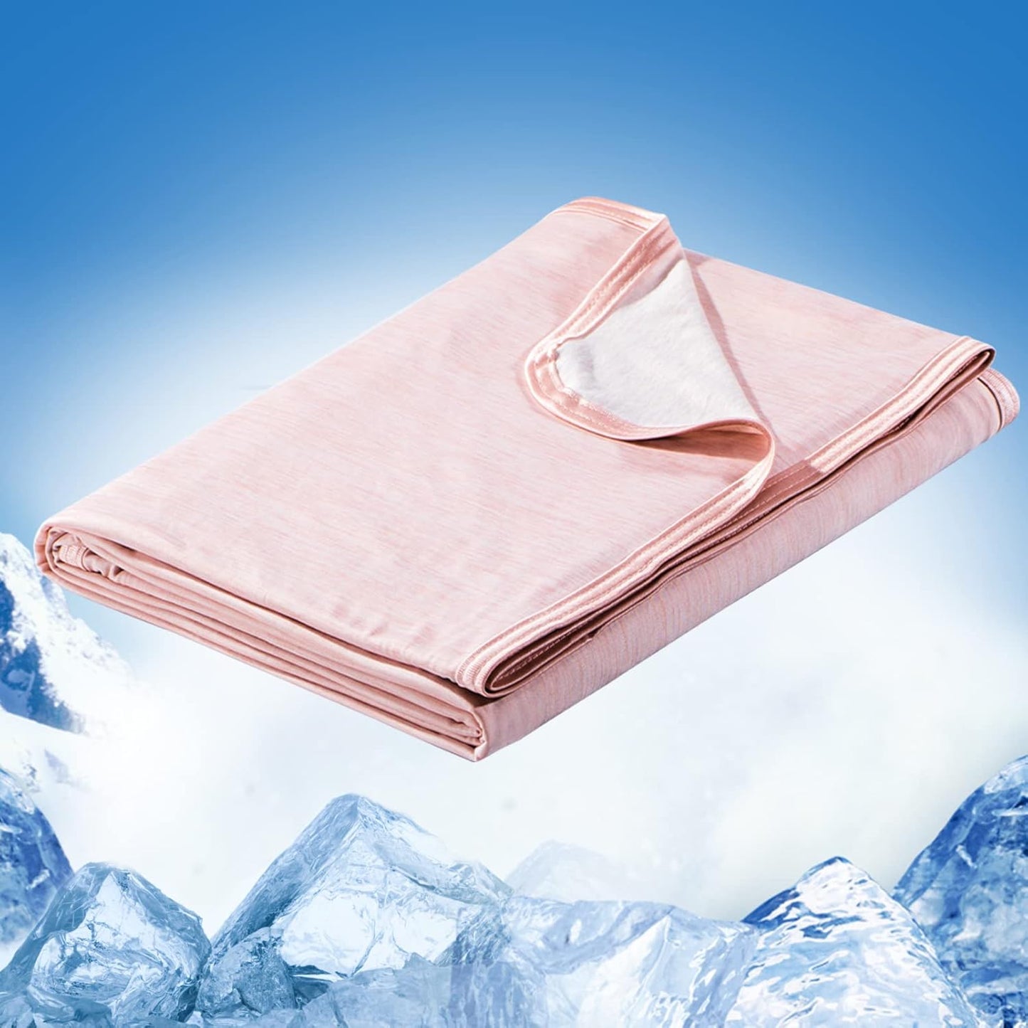 Marchpower Arc-Chill Cooling Blanket for Hot Sleepers Twin Size, Double-Sided Design Japanese Cooling Fiber Absorbs Body Heat, Lightweight Soft Cold Blanket for Sleeping Summer Bed