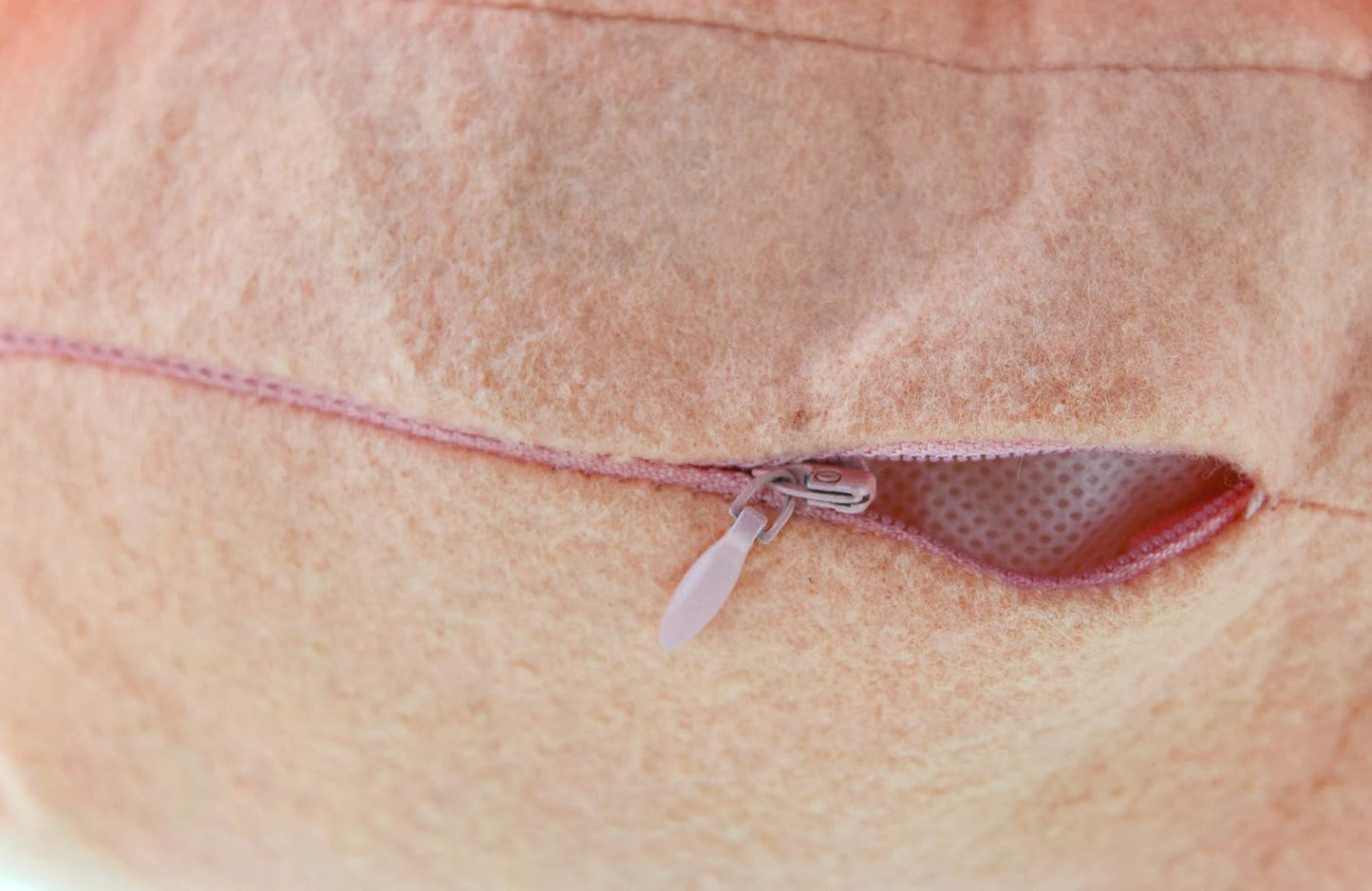 Fennco Styles Handmade 3D Heart-Shaped Petals Flower Decorative Throw Pillow Cover Only - 13" Round Rose Floral Pillow Case for Couch, Home Décor and Holiday, Housewarming Gift