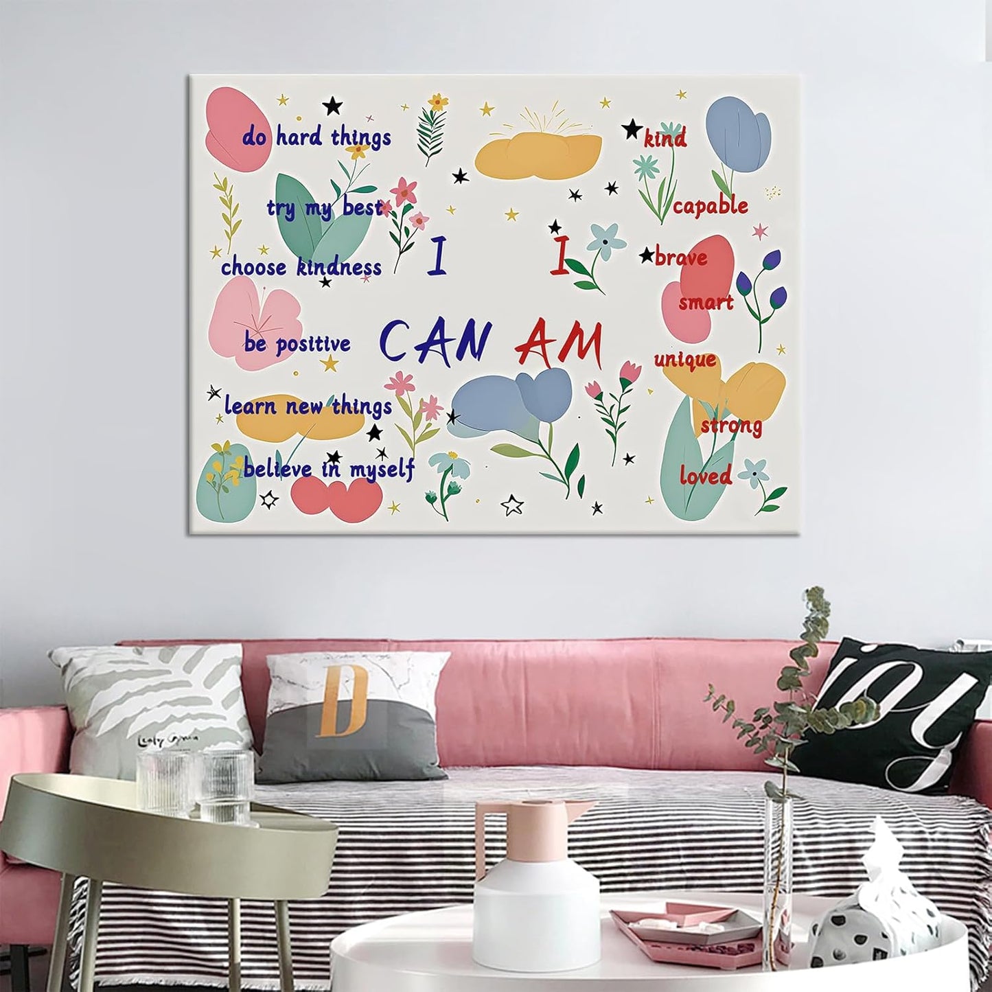 Large Size Motivational Canvas Poster Print Wall Art Inspirational Entrepreneur Quotes Picture Painting Wall Decor Artwork for Living Room Office Workplace Classroom Ready to Hang [24''Wx36''H]