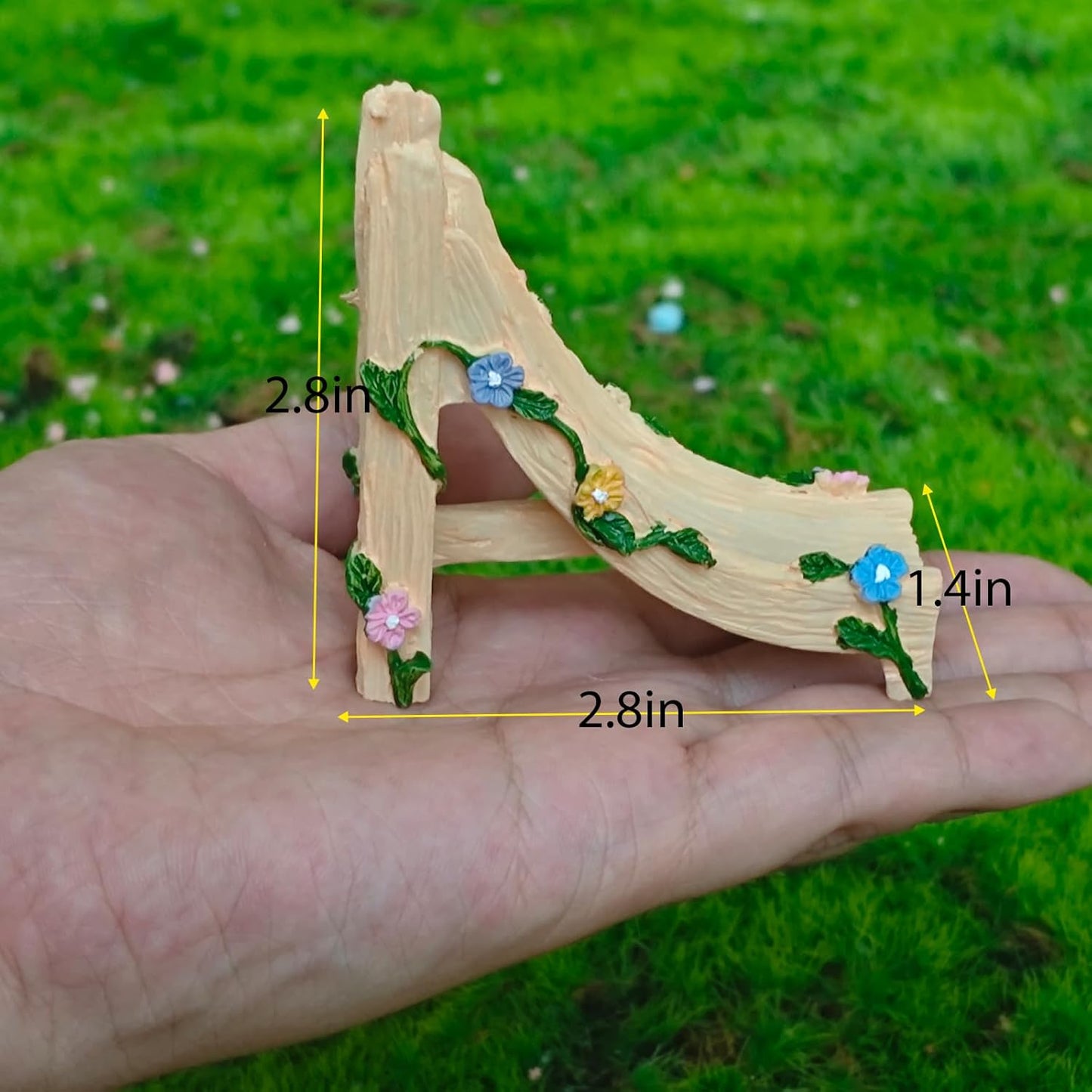 Kai Dream Miniature Fairy Garden Accessories, Resin Slide, 2.8 * 1.4 * 2.8 inches, Decorative Landscape, Dollhouse Decor