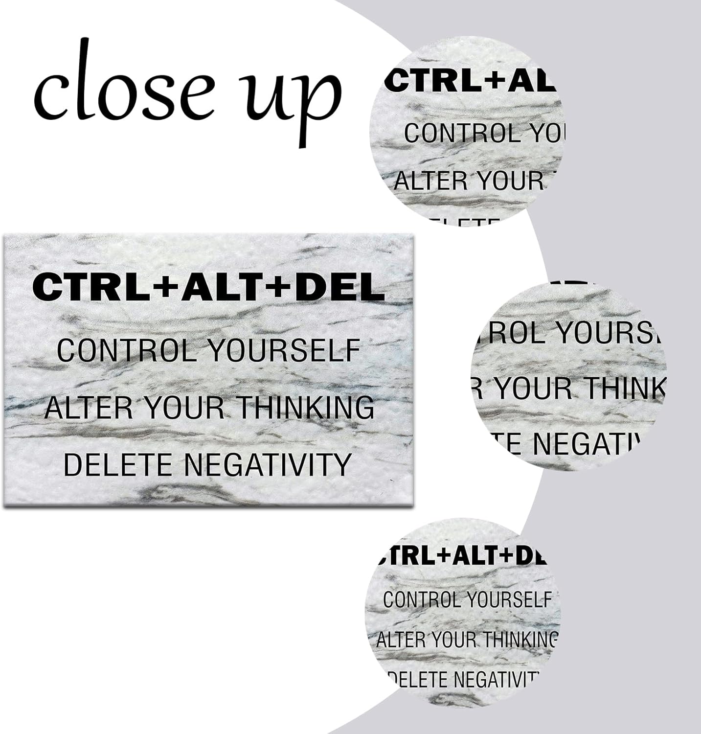 Inspirational Canvas Wall Art Motivational Entrepreneur Quote Poster Print Positive Vibes Picture Painting Wall Decor Artwork for Modern Home Bedroom Bathroom Stretched and Framed [18''Wx12''H]