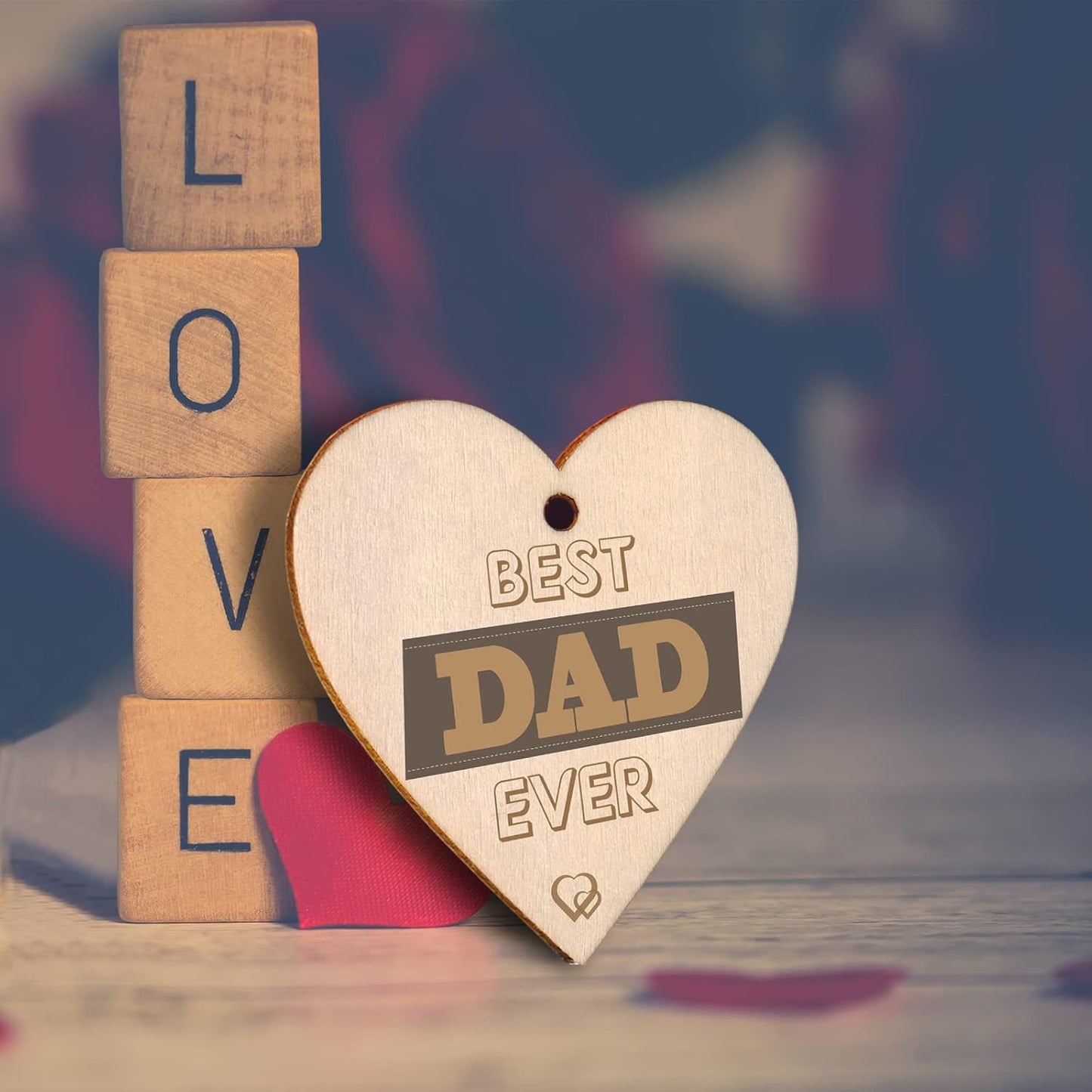 Best Dad Ever Picture Frame Gifts from Daughter Son Birthday Father's Day Christmas Gifts for Dad Who Want Nothing, Display Two 4x6