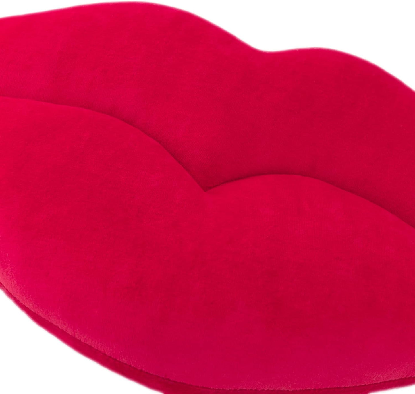 KINGROSE 3D Lip Throw Pillow Cute Decorative Pillows Soft Cushion for Sofa Couch Bed Home Decor Girls 12 x 24 Inches Red