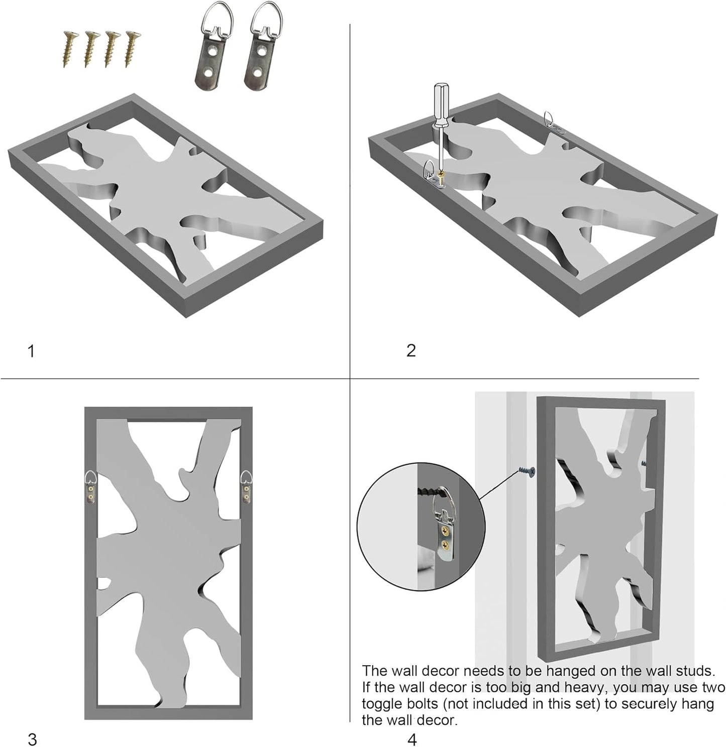 Greenage Teak Wall Decor 17"X31.5"X2.4" Farmhouse Rectangle Rustic Art Hanging Decoration for Home Living Room Bedroom Office