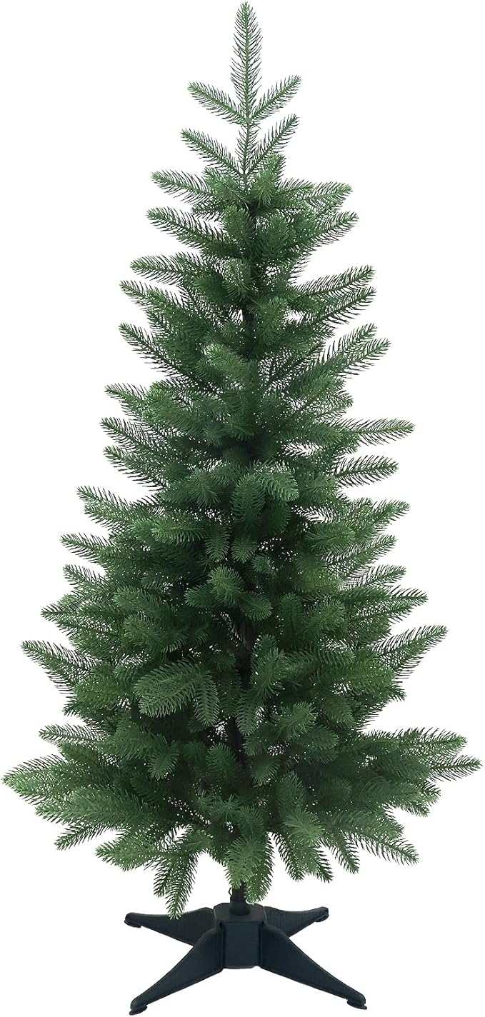 3FT Small Christmas Tree Artificial Realistic Mini PE Xmas Tree for Home Office Indoor Outdoor Decor