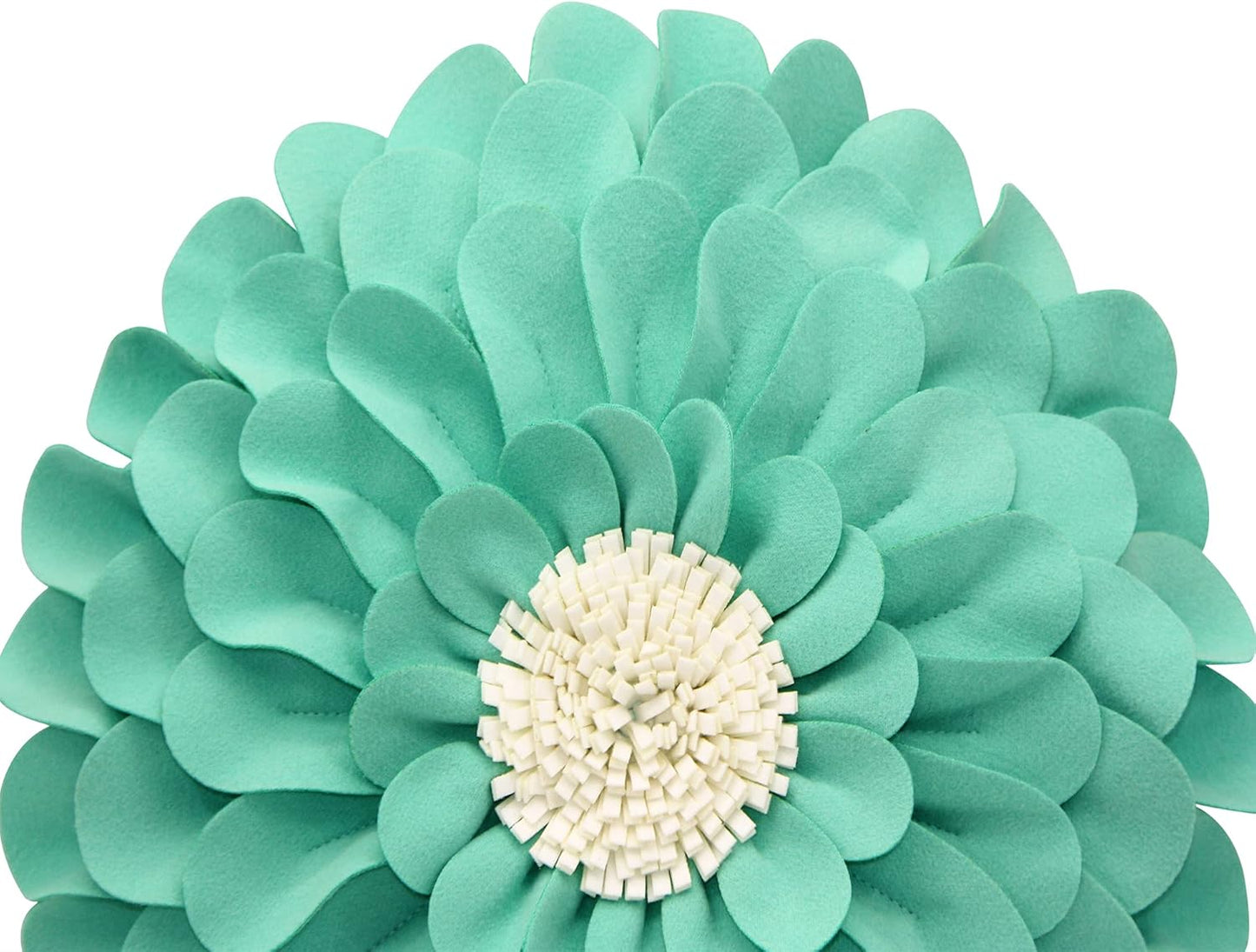 Decorative Flower Pillows – 3D Happy Daisy Flower Throw Pillow - Flower Shape Design Patented-Flower Shaped Pillow For Home Décor – Round Throw Pillows Soft & Cozy - Couch & Bed Flower Shape Pillow