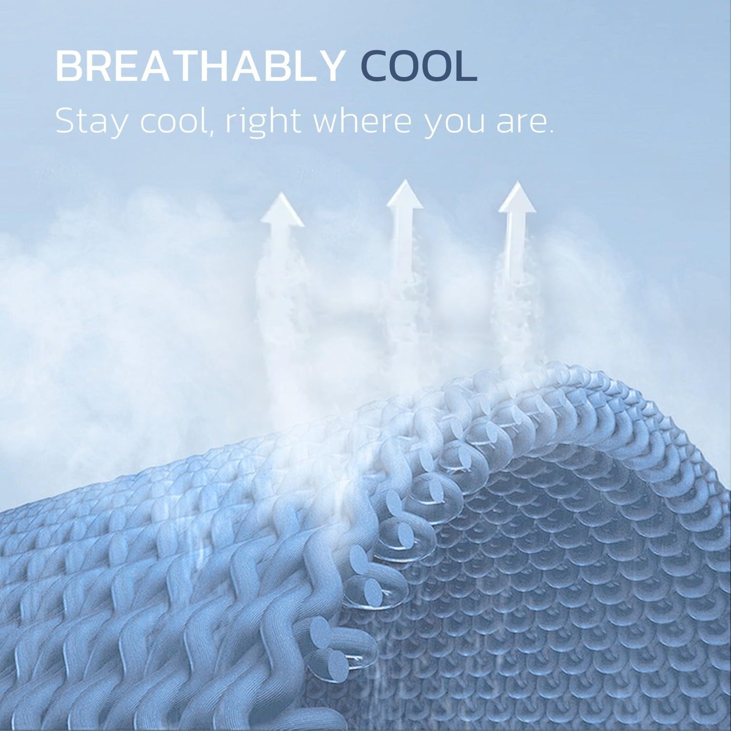 Degrees of Comfort Cooling Comforter Queen Size, Cooling Blanket for Hot Sleepers, Moisture-Wicking & Breathable, Upgraded Dual-Sided with Coolmax, Q-MAX＞0.4, 90 x 90 Inch, Grey