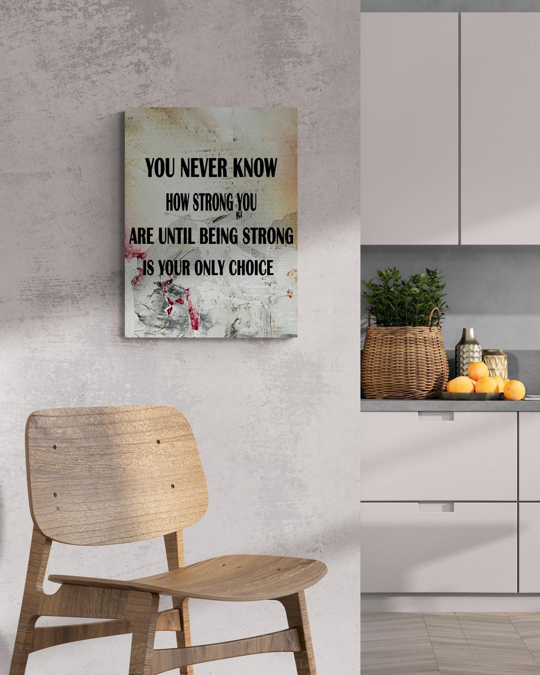 GoForArt Motivational Canvas Wall Art, Famous Quote Inspirational Prints Wall Decor, Motivational Poster for Office Living Room, Bedroom Dining Room Artwork Home Decoration 12x18in