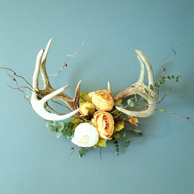 Tinsow 10 PCS Real Touch Leaf Artificial Eucalyptus Stem Faux Eucalyptuses Wedding Bouquet Centerpiece Home Decor (Green, 10)