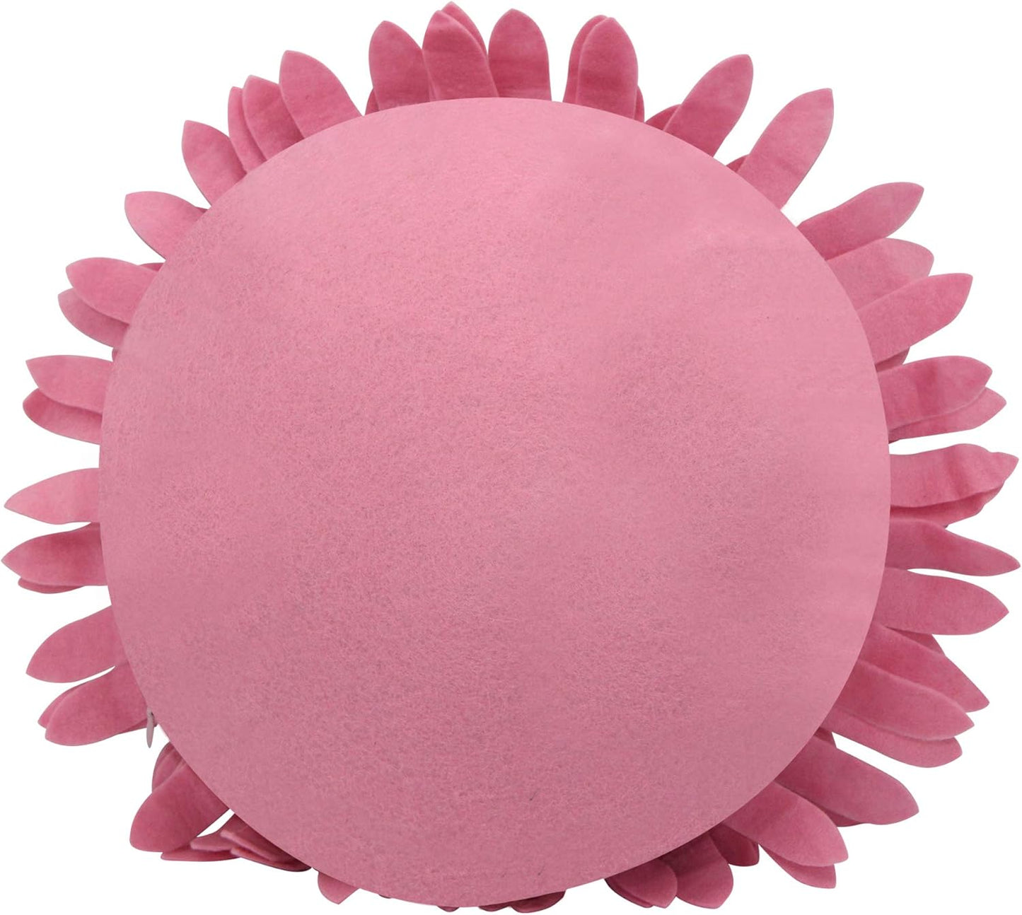 Contempo Lifestyles Daisy Decorative Pillow - Patented 3D Daisy Flower Design, Couch & Bed Decor (18" Flower, 16" Pillow with Insert, Solid Pink)