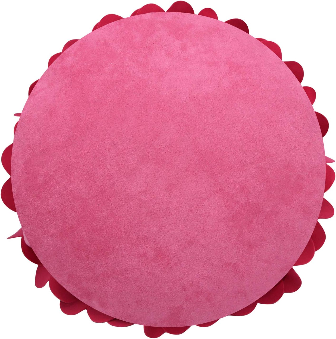 Contempo Lifestyles Flower Pillow – Decorative Pillow 3D Round Throw Pillows for Home Décor – Handmade Sweetheart Flower Pillow for Bed & Couch-Sunflower Pillow - 16 Inch Pink