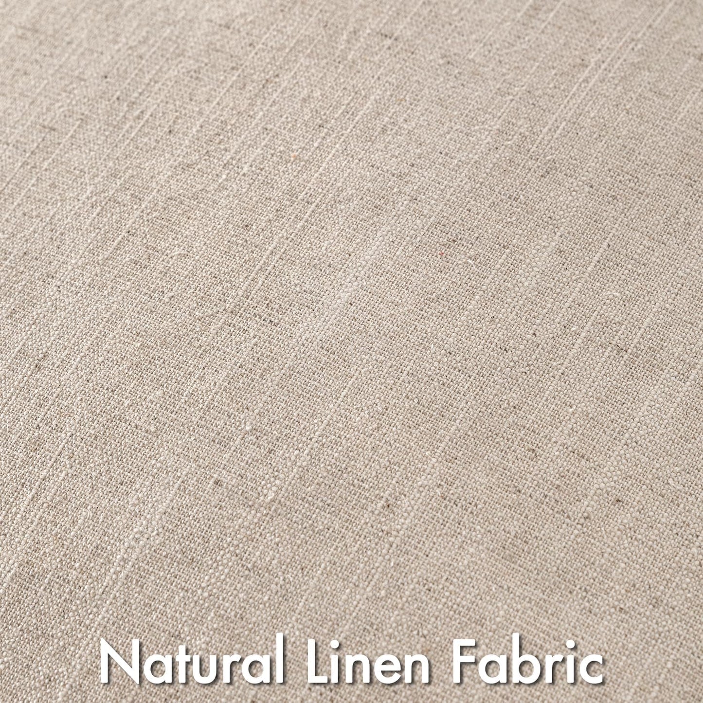 MIULEE Beige Linen Pillow Covers Pack of 4 Decorative Natural Solid Throw Pillow Covers Soft Accent Boho Farmhouse Couch Pillowcases Modern Home Decors for Living Room Bed Sofa 20x20 Inch