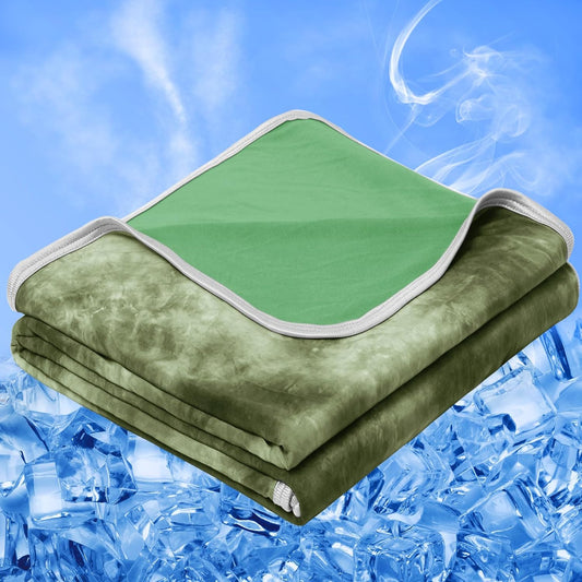 inhand Cooling Blanket King Size (90"x108"), Cooling Blankets for Hot Sleepers, Absorbs Heat to Keep Adults Cool for Summer Nights Sweats, Thin Cold Lightweight Blanket for Couch Bed, All Season Use