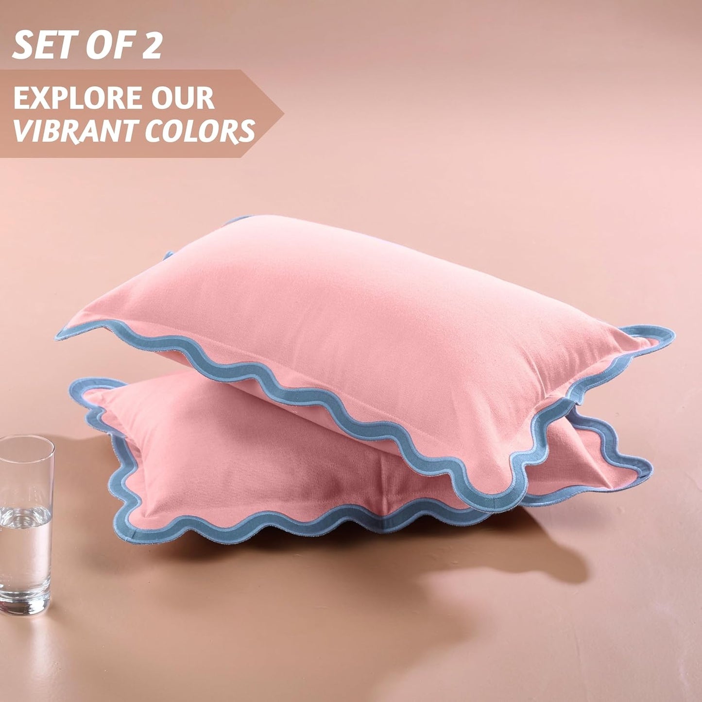 Folkulture Throw Pillow Covers | (12 x 20) Set of 2 Lumbar Pillow Decorative | Cotton Couch Pillows for Living Room | Cute Outdoor Pillows | Throw Pillow for Couch or Home Decor