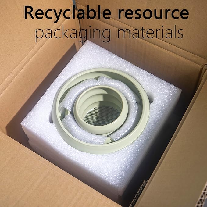 3 Piece Modern Ceramic Planter, 6.5/4.7/3.5 Inch Green Plant Pot Set of 3 Unique Planters for Outdoor Indoor Flower Pots Plants with Drainage Holes Home & Office Decor with Mesh Pad