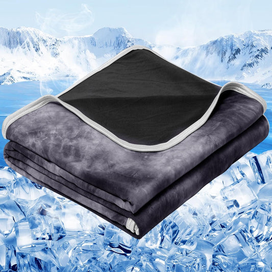 inhand Cooling Blanket King Size (90"x108"), Cooling Blankets for Hot Sleepers, Absorbs Heat to Keep Adults Cool for Summer Nights Sweats, Thin Cold Lightweight Blanket for Couch Bed, All Season Use